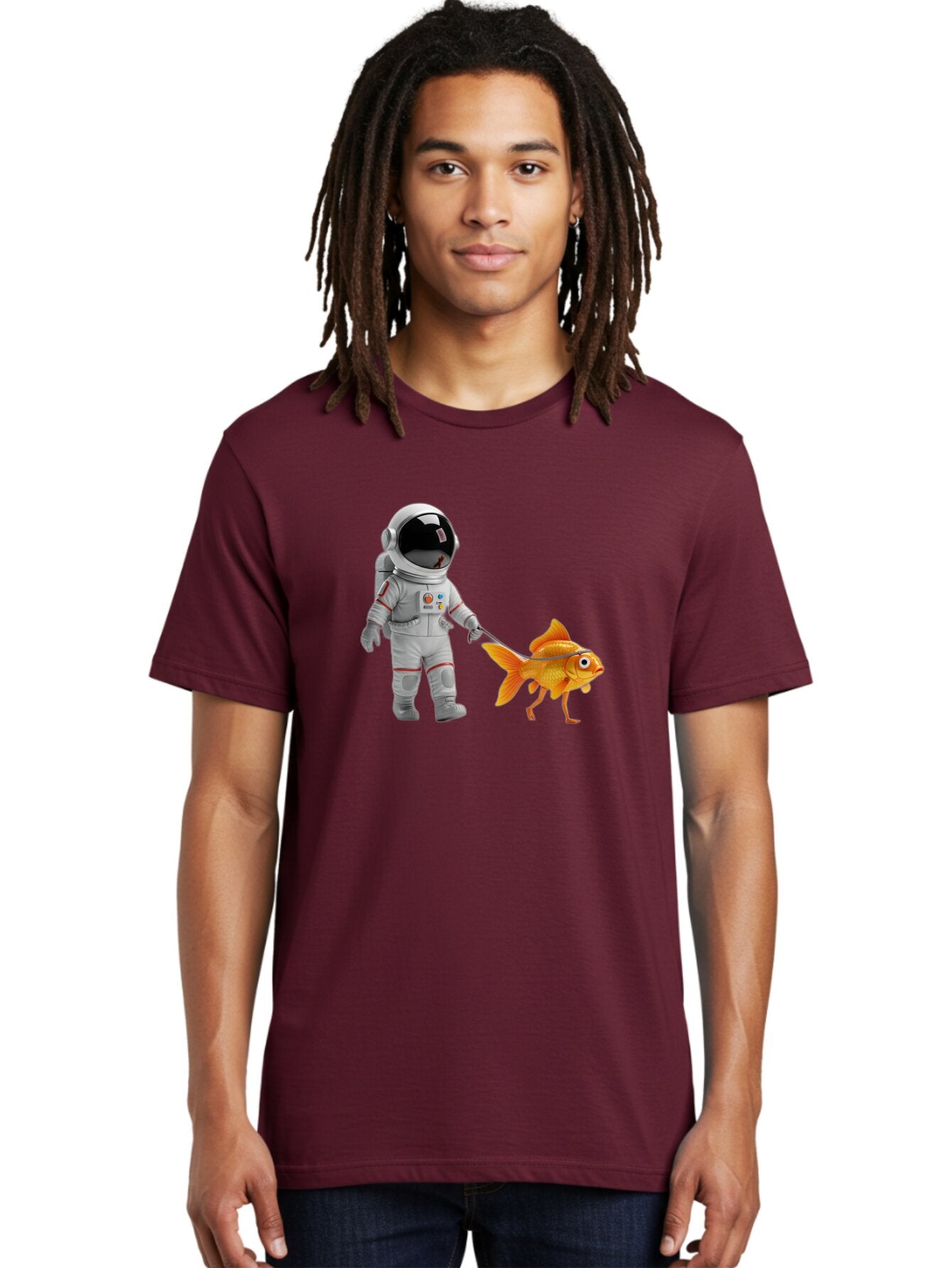 Astronaut-Walking-Goldfish-2 Men'S Graphic Tee, 100% Cotton, Comfortable Casual Summer Wear, Machine Washable, Vintage Camera, Old Camera, Antique Camera, Black Camera, Classic Photography, Photography Equipment, Nostalgic Device, Film Camera, Bao089 27