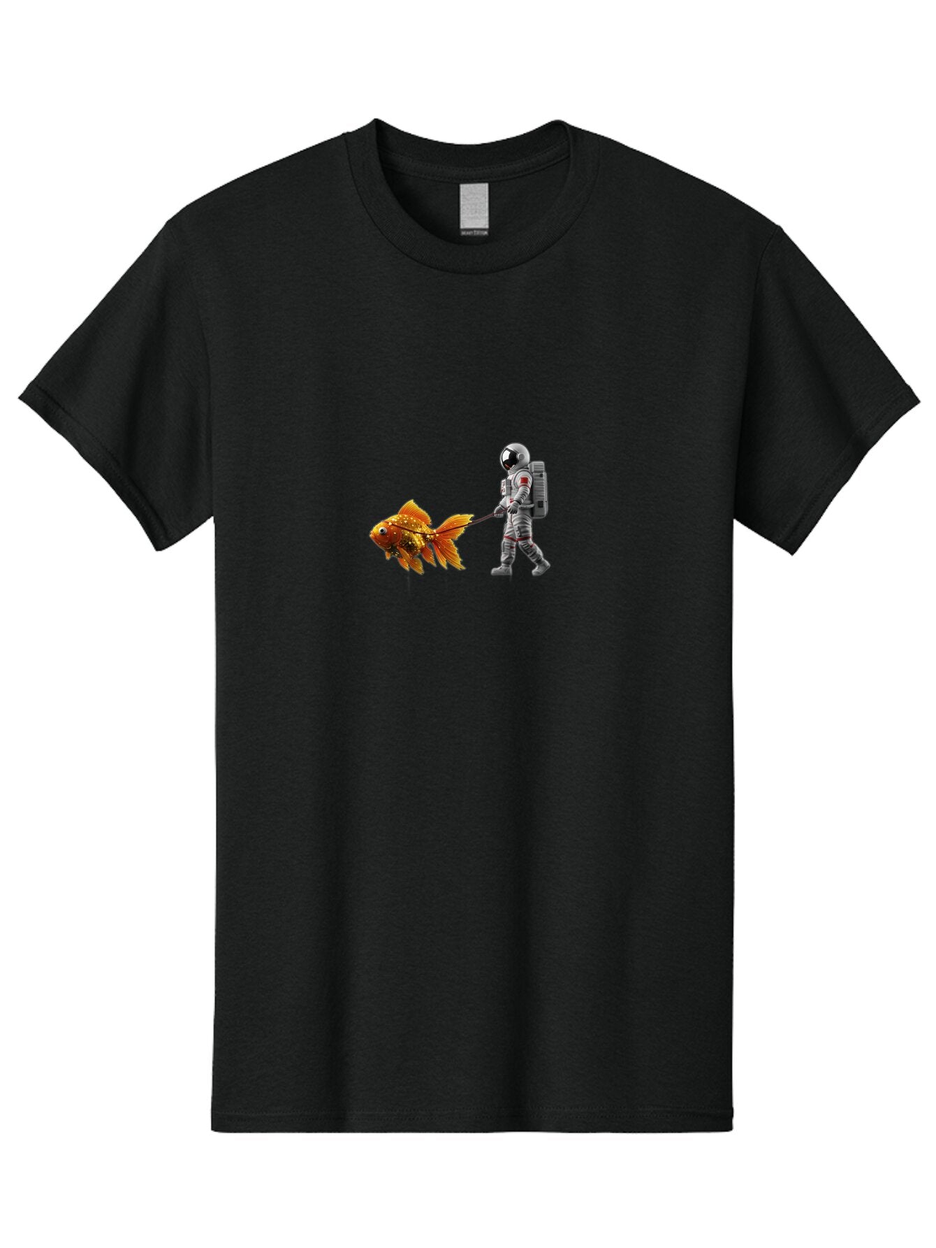Astronaut-Walking-Goldfish-3 Men'S Graphic Tee, 100% Cotton, Comfortable Casual Summer Wear, Machine Washable, Vintage Camera, Old Camera, Antique Camera, Black Camera, Classic Photography, Photography Equipment, Nostalgic Device, Film Camera, Bao090