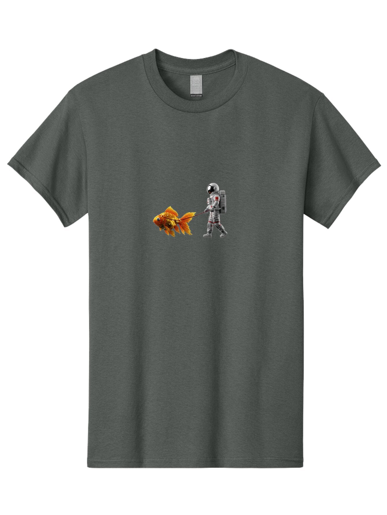Astronaut-Walking-Goldfish-3 Men'S Graphic Tee, 100% Cotton, Comfortable Casual Summer Wear, Machine Washable, Vintage Camera, Old Camera, Antique Camera, Black Camera, Classic Photography, Photography Equipment, Nostalgic Device, Film Camera, Bao090 6