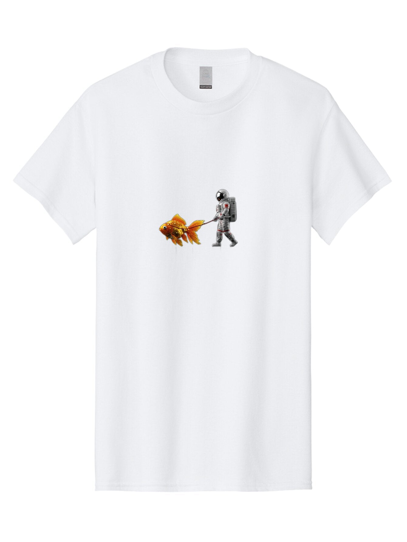 Astronaut-Walking-Goldfish-3 Men'S Graphic Tee, 100% Cotton, Comfortable Casual Summer Wear, Machine Washable, Vintage Camera, Old Camera, Antique Camera, Black Camera, Classic Photography, Photography Equipment, Nostalgic Device, Film Camera, Bao090 3