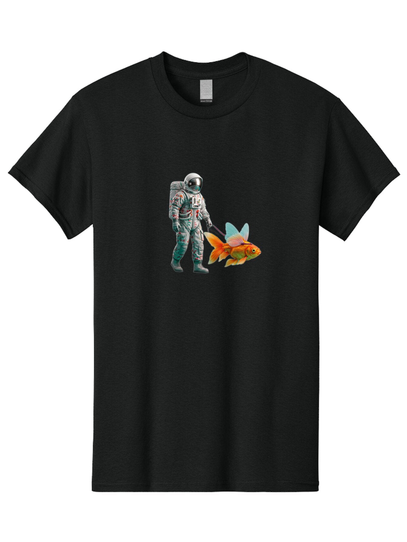 Astronaut-Walking-Goldfish-5 Men'S Graphic Tee, 100% Cotton, Comfortable Casual Summer Wear, Machine Washable, Vintage Camera, Old Camera, Antique Camera, Black Camera, Classic Photography, Photography Equipment, Nostalgic Device, Film Camera, Bao092