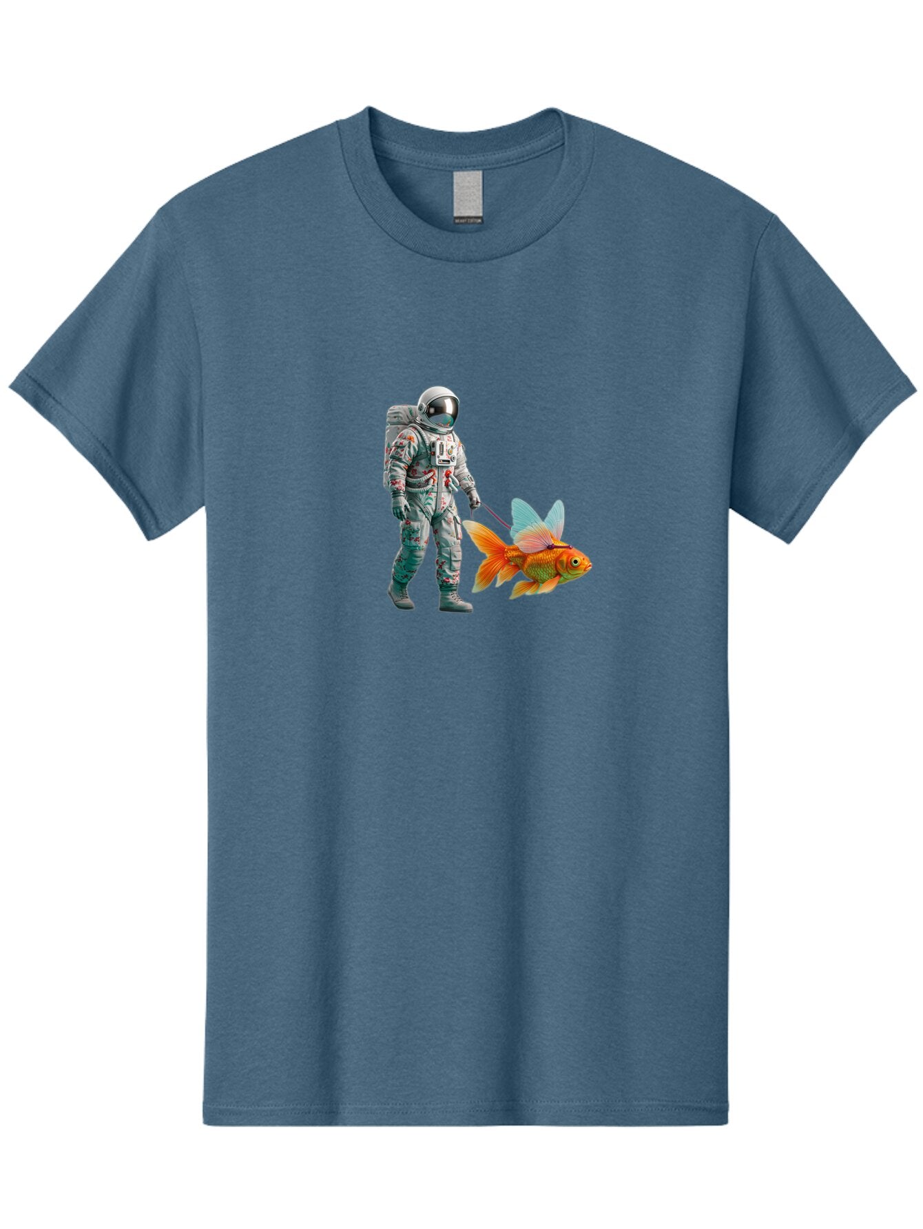 Astronaut-Walking-Goldfish-5 Men'S Graphic Tee, 100% Cotton, Comfortable Casual Summer Wear, Machine Washable, Vintage Camera, Old Camera, Antique Camera, Black Camera, Classic Photography, Photography Equipment, Nostalgic Device, Film Camera, Bao092 5