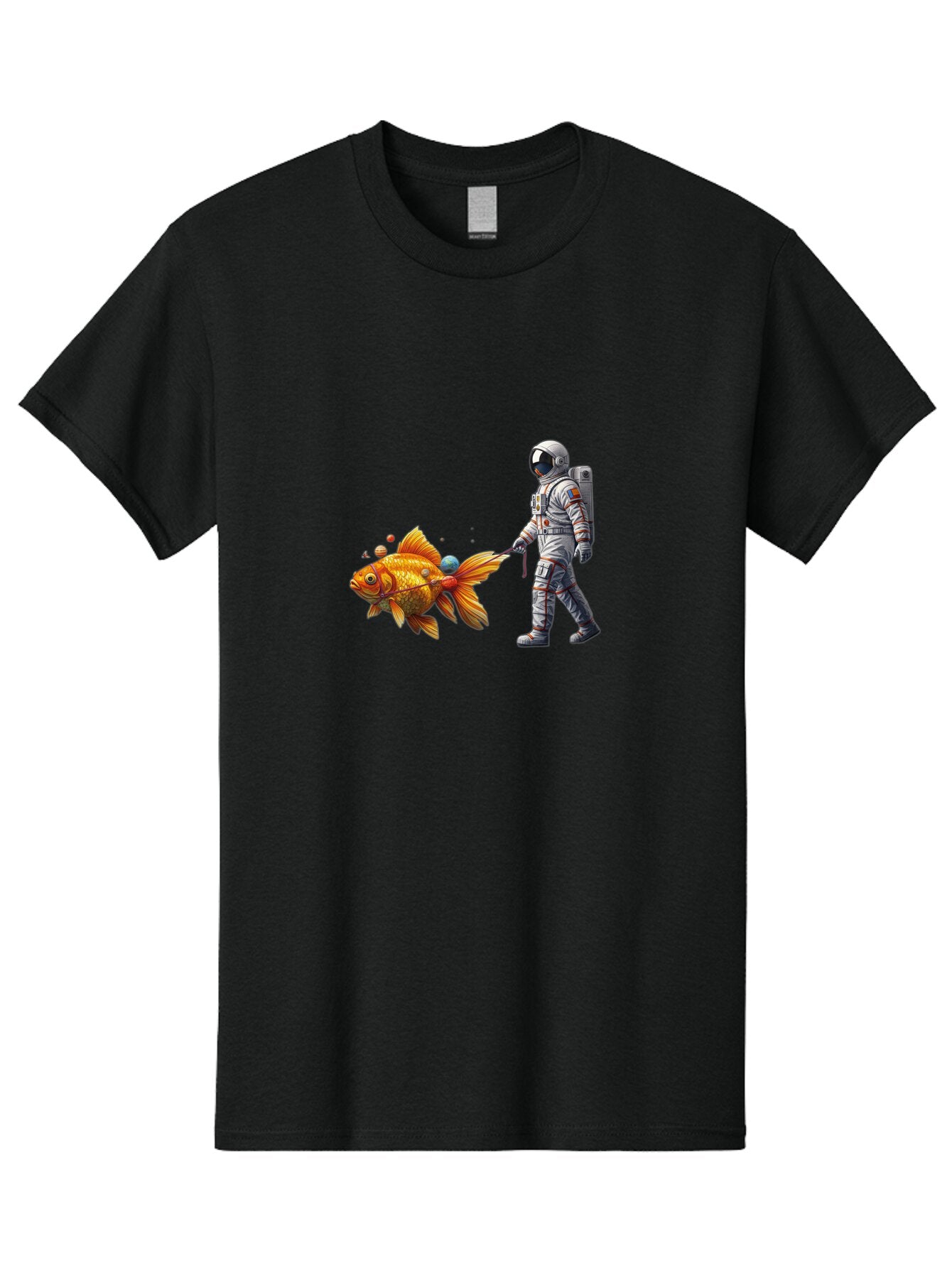 Astronaut-Walking-Goldfish-6 Men'S Graphic Tee, 100% Cotton, Comfortable Casual Summer Wear, Machine Washable, Vintage Camera, Old Camera, Antique Camera, Black Camera, Classic Photography, Photography Equipment, Nostalgic Device, Film Camera, Bao093 10
