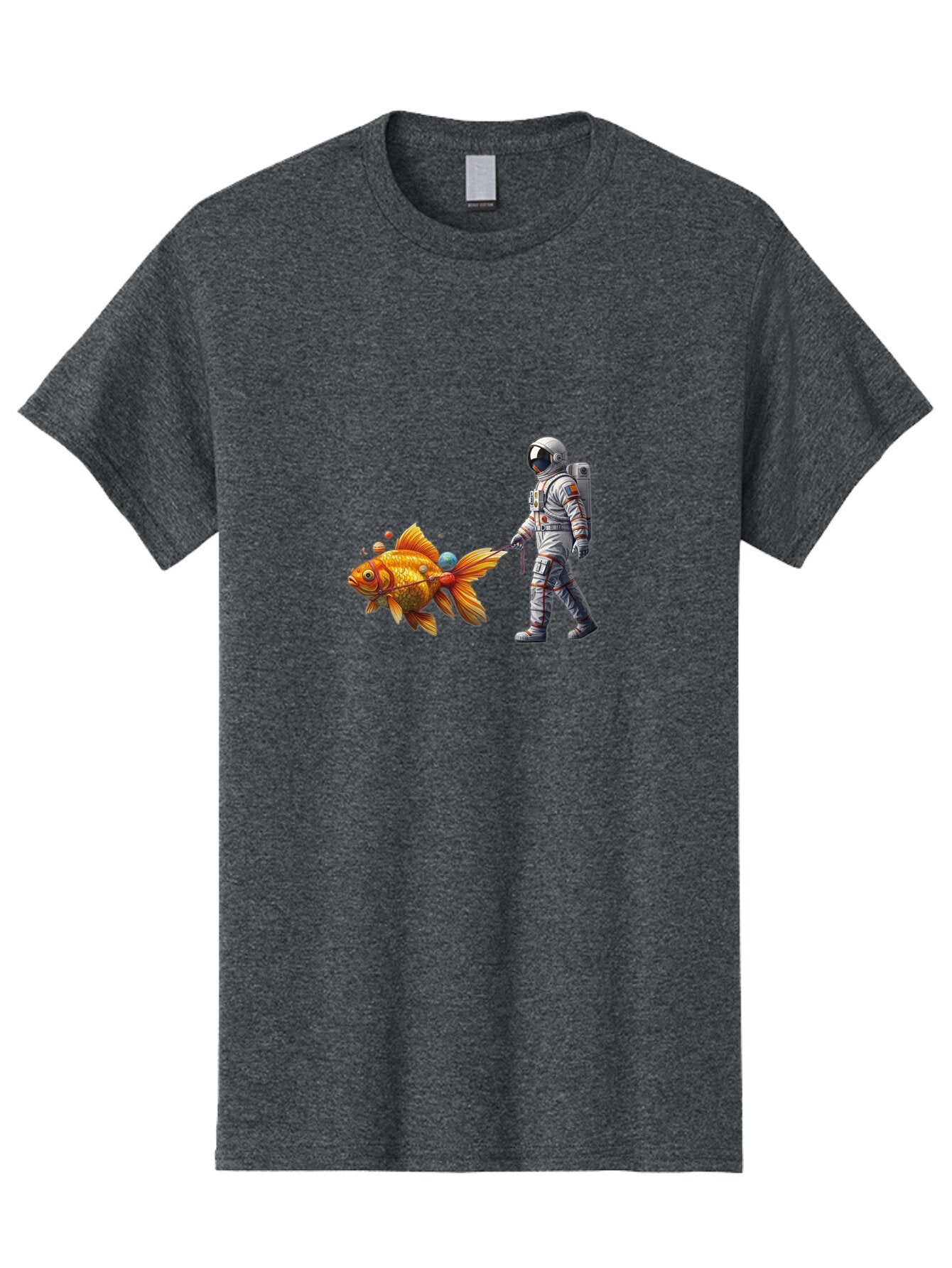 Astronaut-Walking-Goldfish-6 Men'S Graphic Tee, 100% Cotton, Comfortable Casual Summer Wear, Machine Washable, Vintage Camera, Old Camera, Antique Camera, Black Camera, Classic Photography, Photography Equipment, Nostalgic Device, Film Camera, Bao093 6