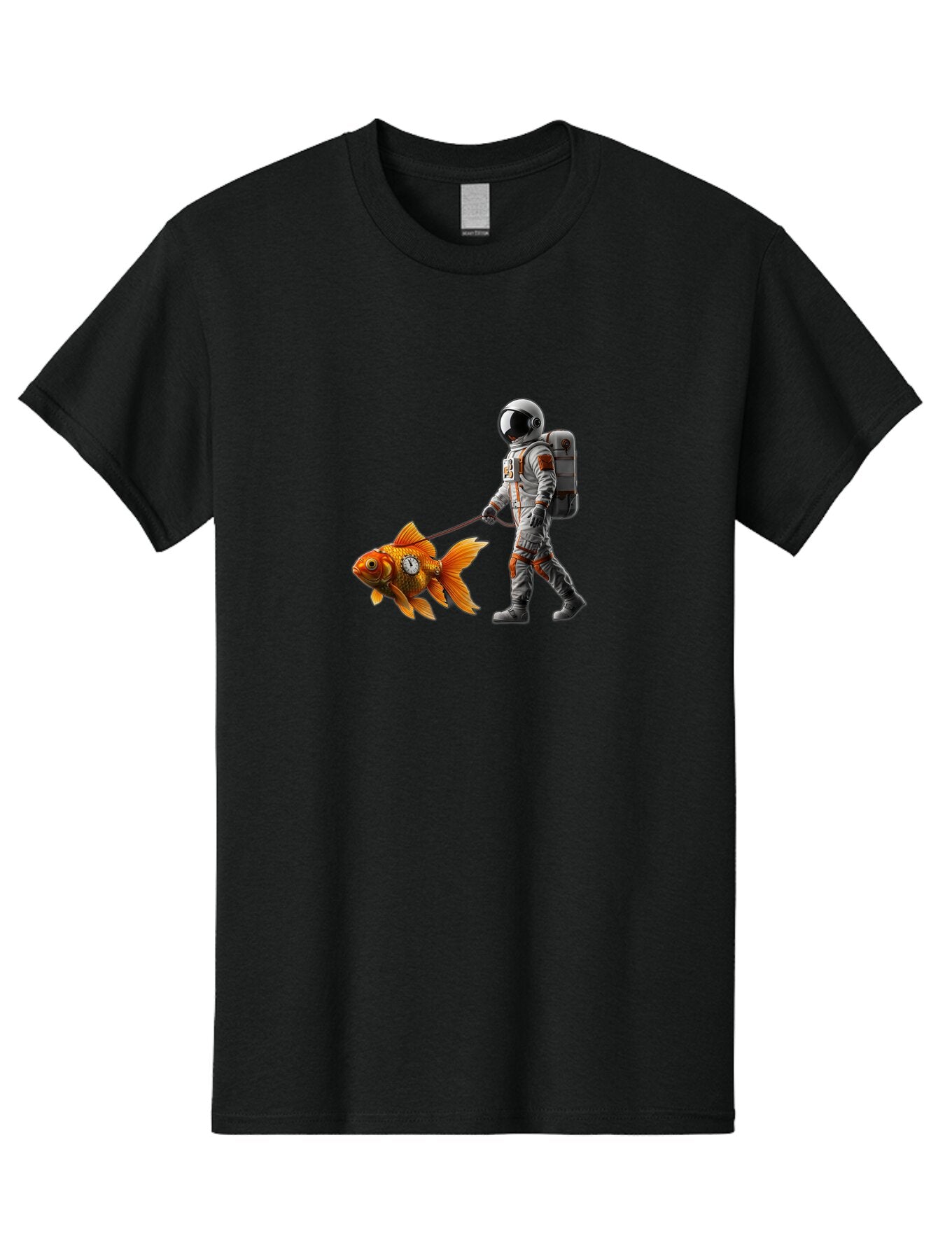 Astronaut-Walking-Goldfish-7 Men'S Graphic Tee, 100% Cotton, Comfortable Casual Summer Wear, Machine Washable, Vintage Camera, Old Camera, Antique Camera, Black Camera, Classic Photography, Photography Equipment, Nostalgic Device, Film Camera, Bao094 13