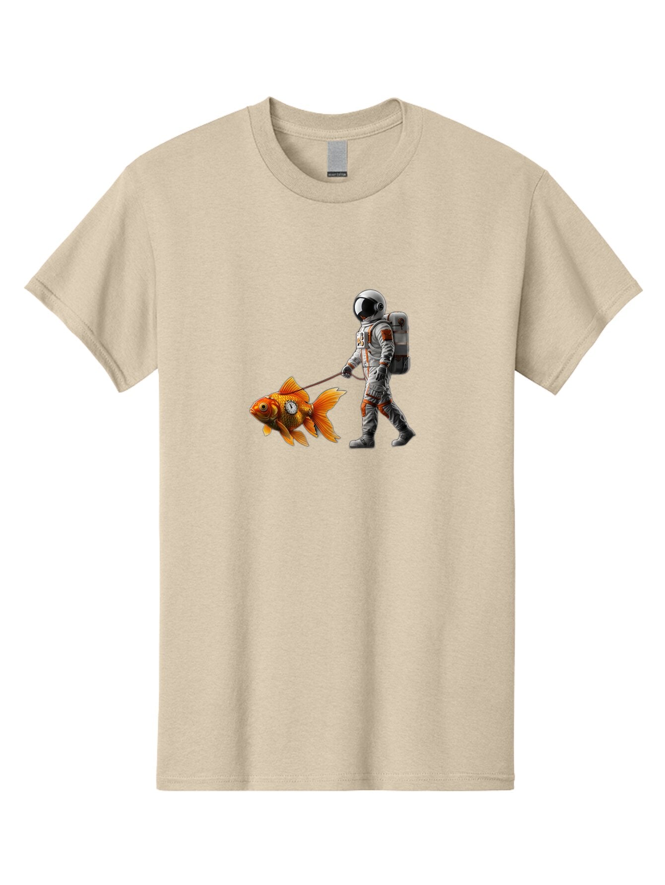Astronaut-Walking-Goldfish-7 Men'S Graphic Tee, 100% Cotton, Comfortable Casual Summer Wear, Machine Washable, Vintage Camera, Old Camera, Antique Camera, Black Camera, Classic Photography, Photography Equipment, Nostalgic Device, Film Camera, Bao094 3