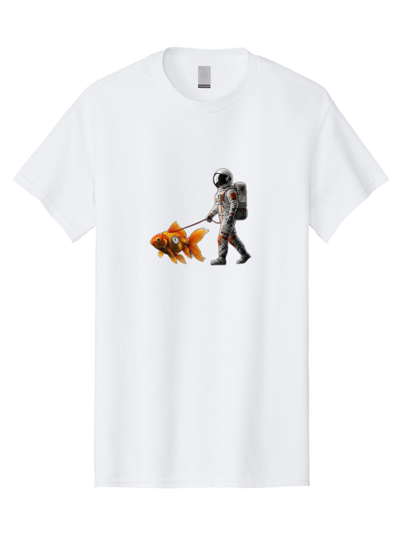 Astronaut-Walking-Goldfish-7 Men'S Graphic Tee, 100% Cotton, Comfortable Casual Summer Wear, Machine Washable, Vintage Camera, Old Camera, Antique Camera, Black Camera, Classic Photography, Photography Equipment, Nostalgic Device, Film Camera, Bao094 4