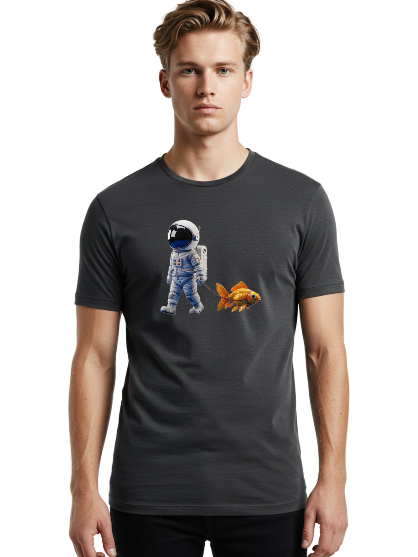 Astronaut-Walking-Goldfish Men'S Graphic Tee, 100% Cotton, Comfortable Casual Summer Wear, Machine Washable, Vintage Camera, Old Camera, Antique Camera, Black Camera, Classic Photography, Photography Equipment, Nostalgic Device, Film Camera, Bao097 29