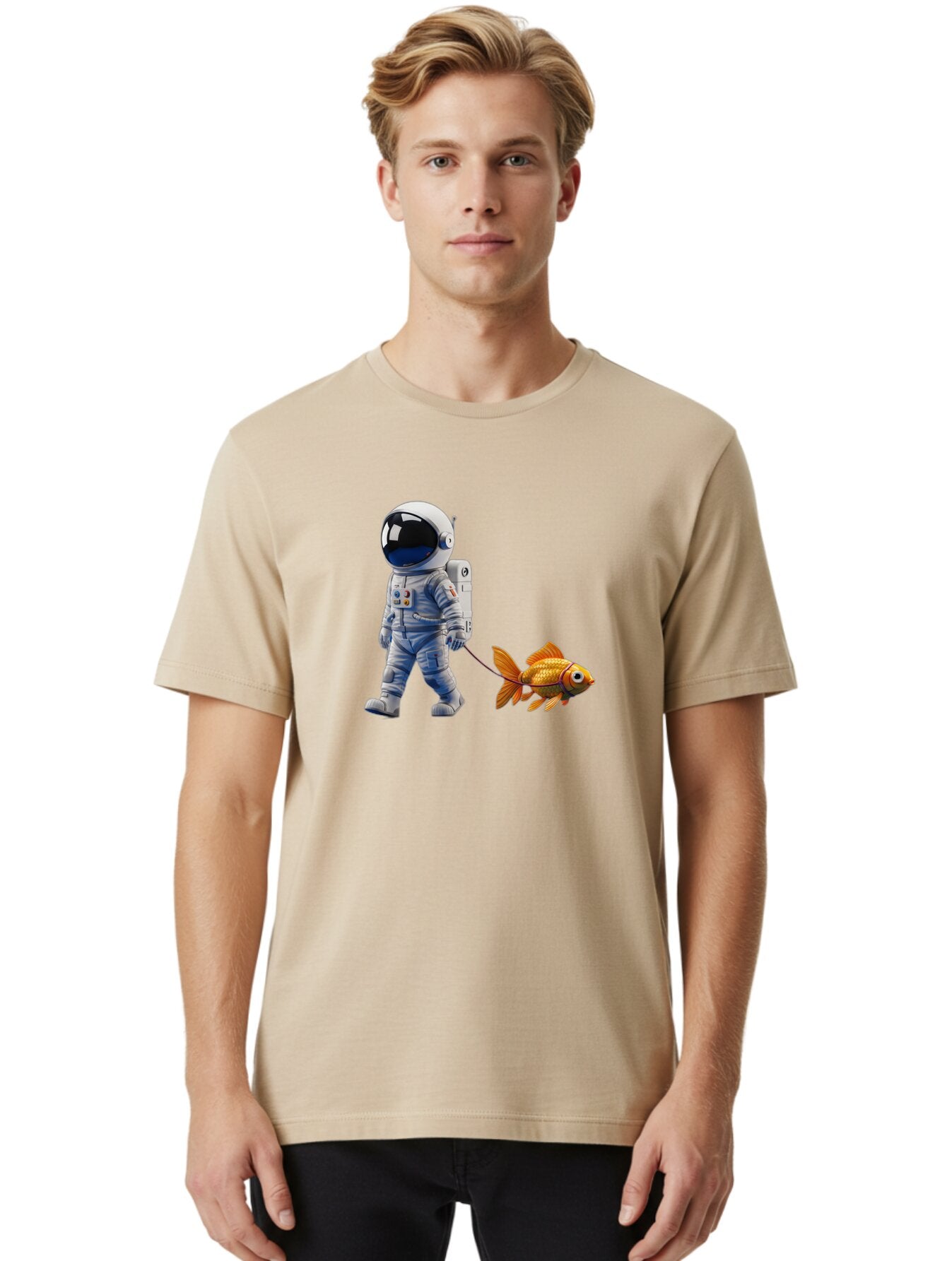 Astronaut-Walking-Goldfish Men'S Graphic Tee, 100% Cotton, Comfortable Casual Summer Wear, Machine Washable, Vintage Camera, Old Camera, Antique Camera, Black Camera, Classic Photography, Photography Equipment, Nostalgic Device, Film Camera, Bao097 19
