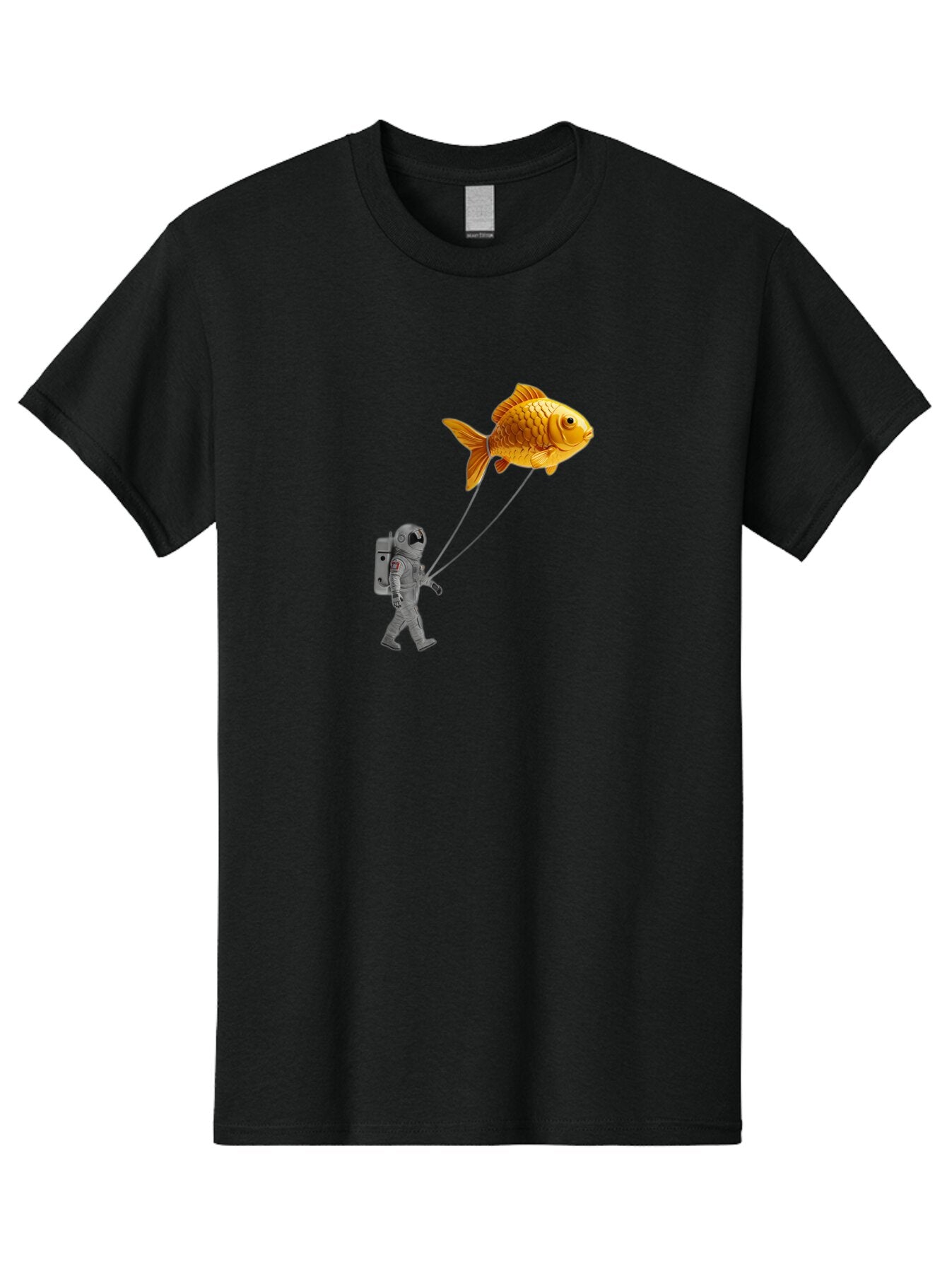 Astronaut-With-Goldfish-Balloon Men'S Graphic Tee, 100% Cotton, Comfortable Casual Summer Wear, Machine Washable, Vintage Camera, Old Camera, Antique Camera, Black Camera, Classic Photography, Photography Equipment, Nostalgic Device, Bao098 10