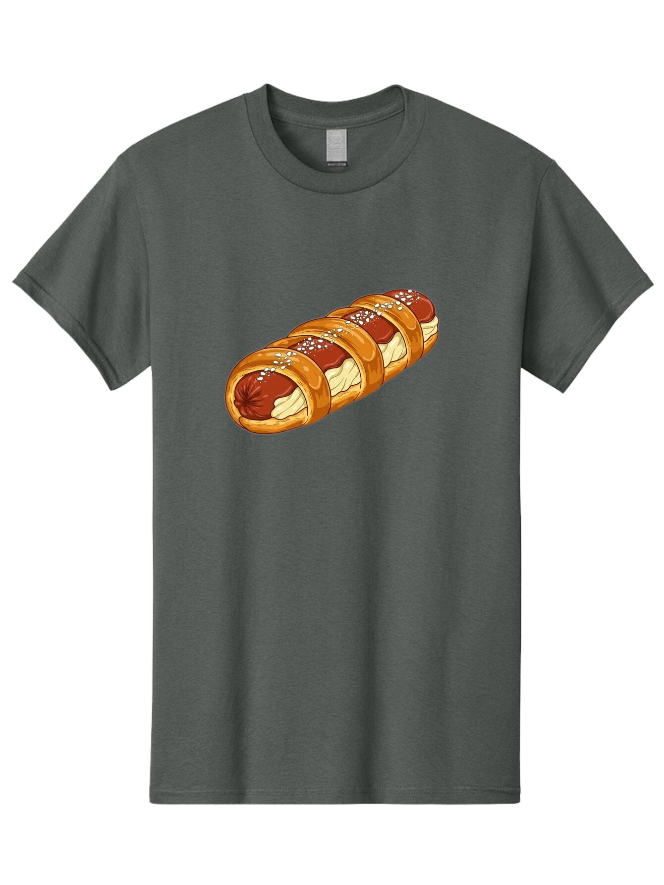 Baked-Sausage-Roll Men'S Graphic Tee, 100% Cotton, Comfortable Casual Summer Wear, Machine Washable, Vintage Camera, Old Camera, Antique Camera, Black Camera, Classic Photography, Photography Equipment, Nostalgic Device, Film Camera, Bao104 6