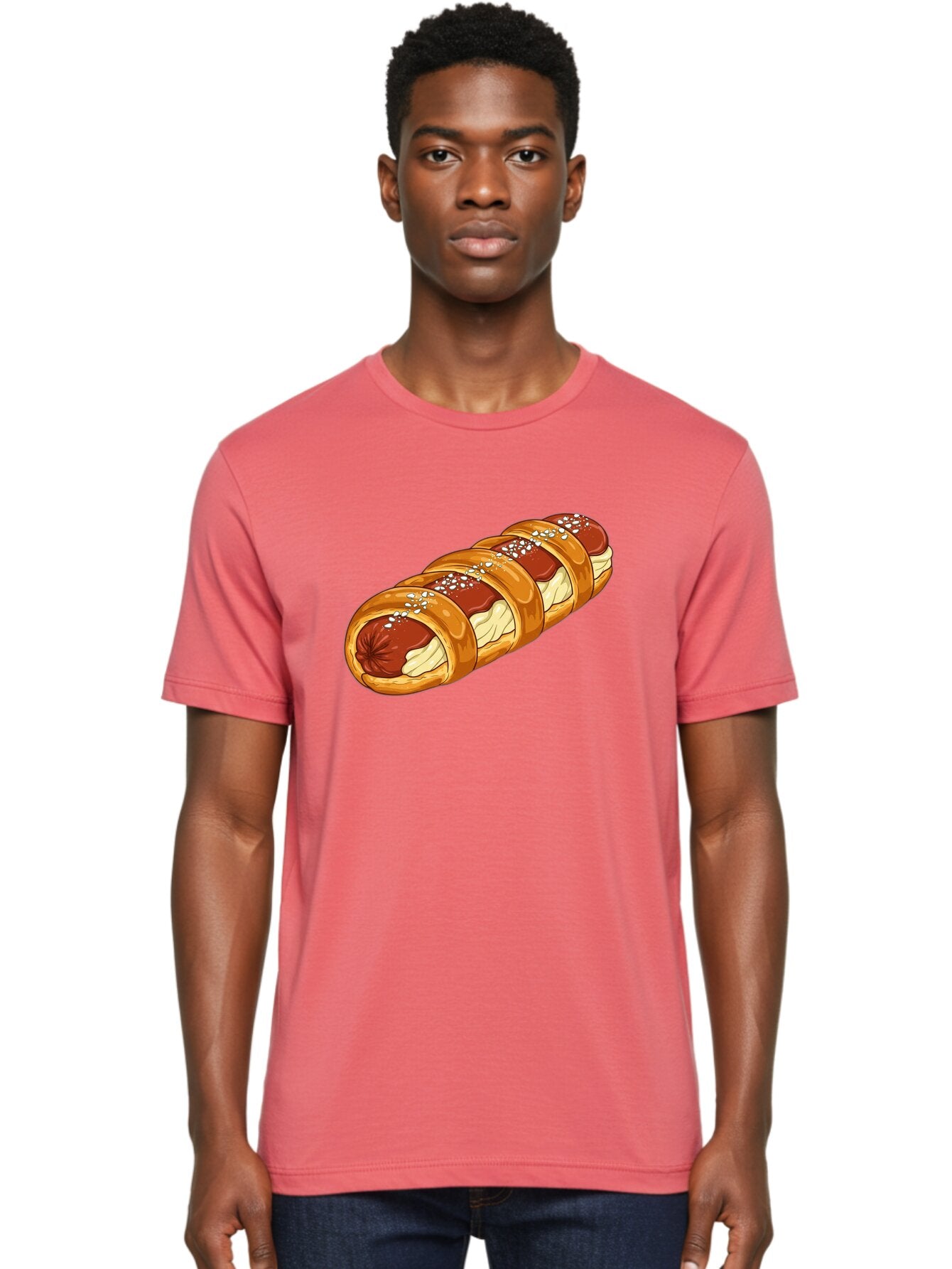 Baked-Sausage-Roll Men'S Graphic Tee, 100% Cotton, Comfortable Casual Summer Wear, Machine Washable, Vintage Camera, Old Camera, Antique Camera, Black Camera, Classic Photography, Photography Equipment, Nostalgic Device, Film Camera, Bao104 20