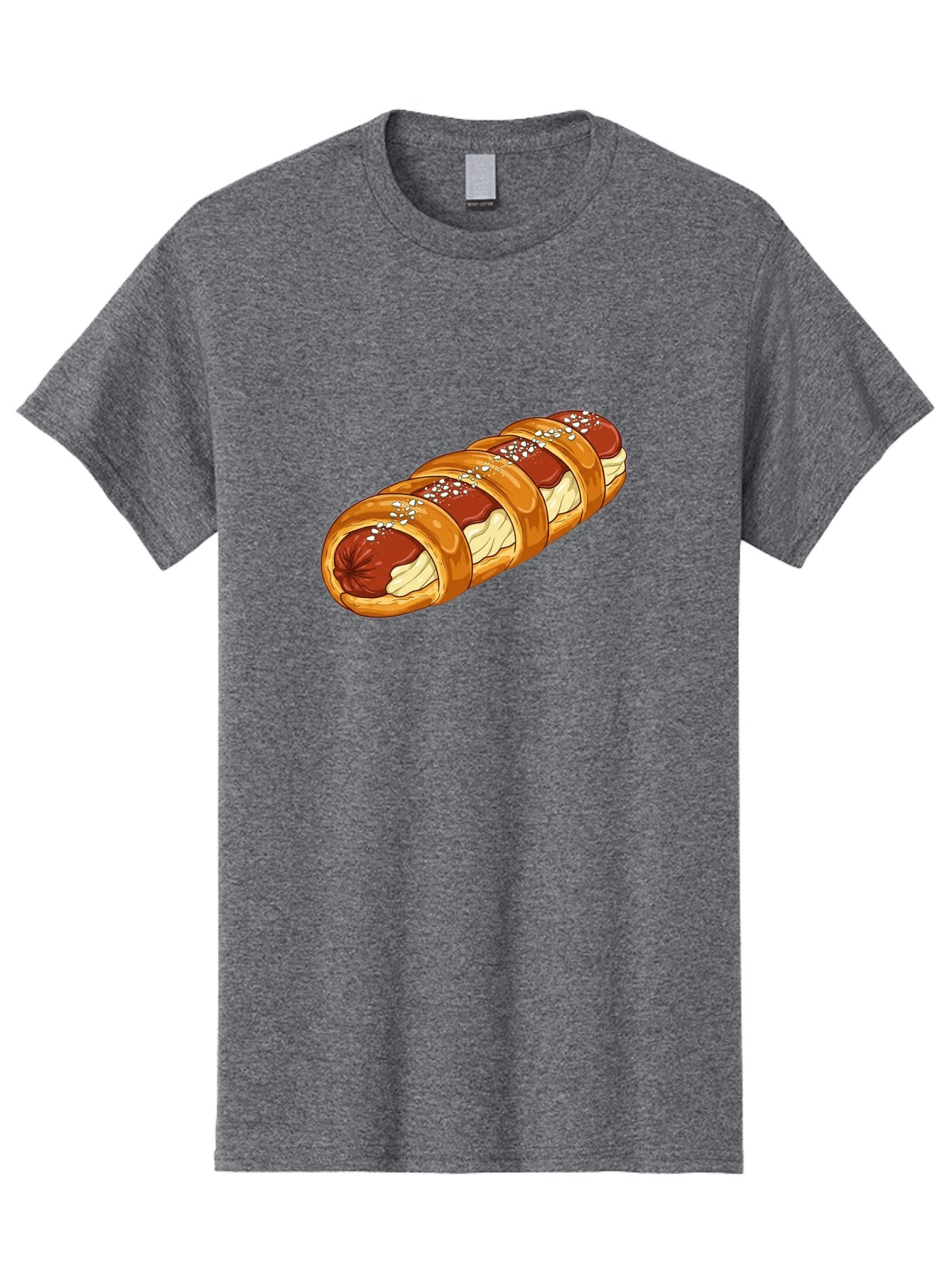 Baked-Sausage-Roll Men'S Graphic Tee, 100% Cotton, Comfortable Casual Summer Wear, Machine Washable, Vintage Camera, Old Camera, Antique Camera, Black Camera, Classic Photography, Photography Equipment, Nostalgic Device, Film Camera, Bao104