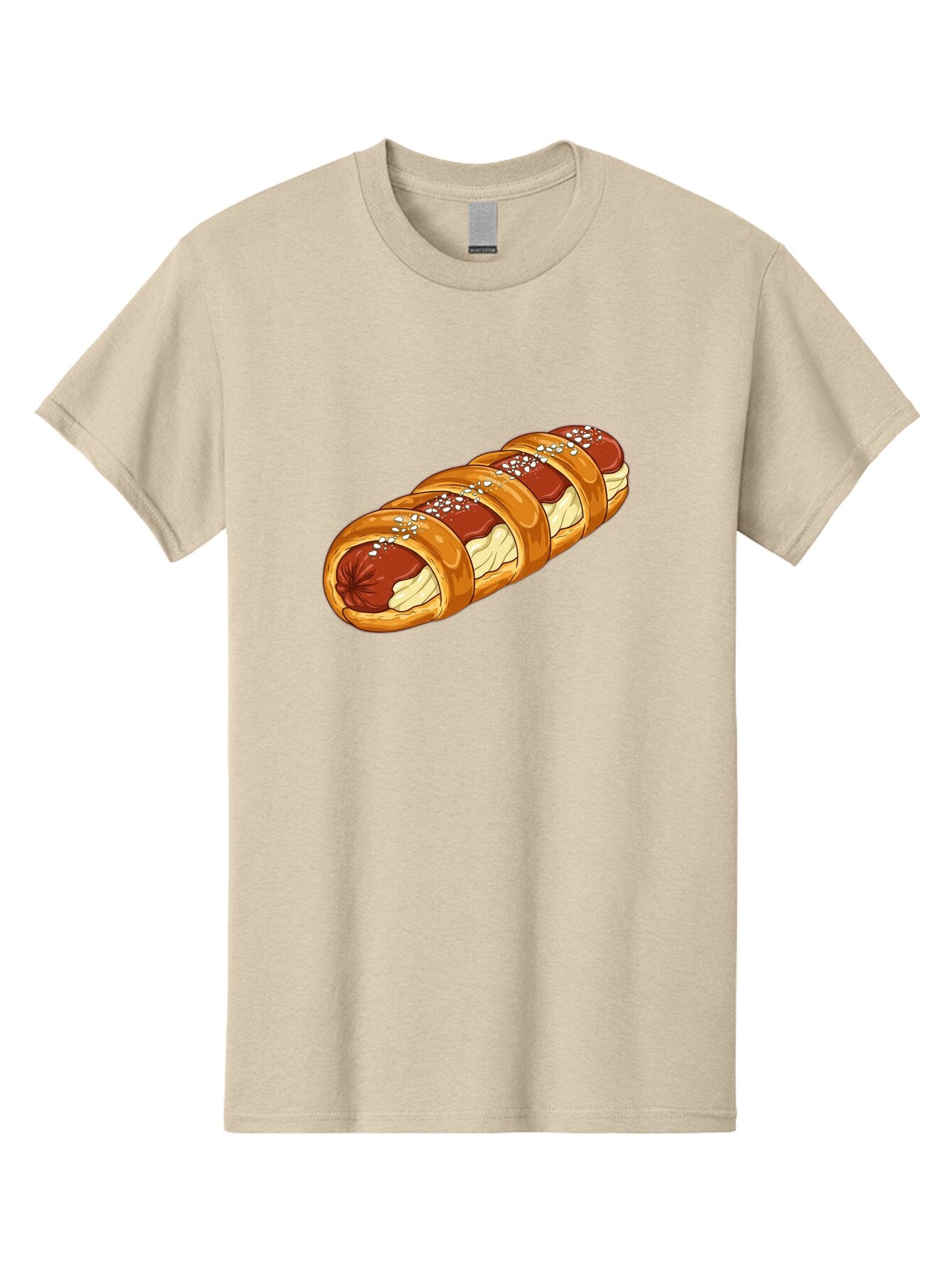 Baked-Sausage-Roll Men'S Graphic Tee, 100% Cotton, Comfortable Casual Summer Wear, Machine Washable, Vintage Camera, Old Camera, Antique Camera, Black Camera, Classic Photography, Photography Equipment, Nostalgic Device, Film Camera, Bao104