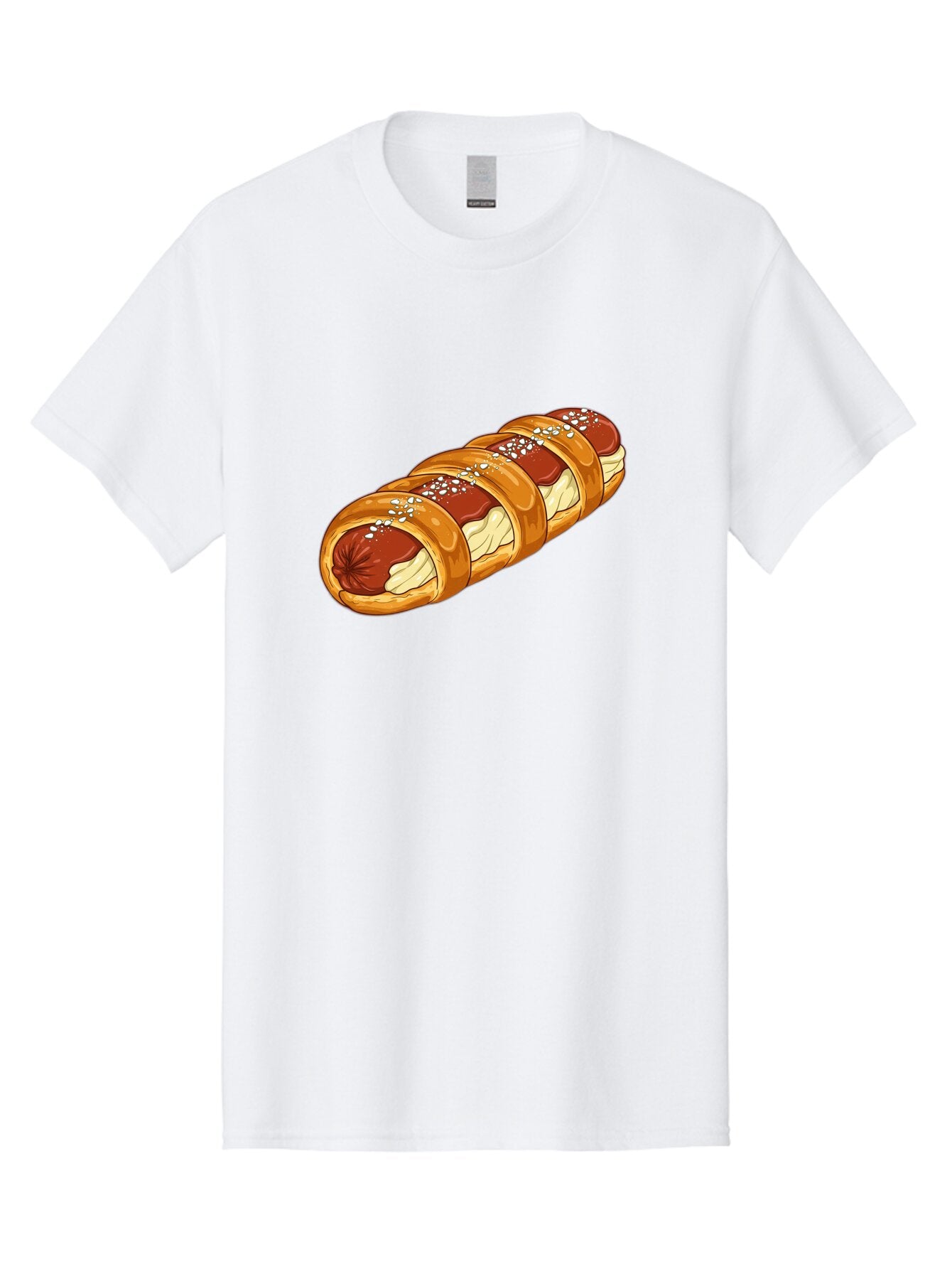 Baked-Sausage-Roll Men'S Graphic Tee, 100% Cotton, Comfortable Casual Summer Wear, Machine Washable, Vintage Camera, Old Camera, Antique Camera, Black Camera, Classic Photography, Photography Equipment, Nostalgic Device, Film Camera, Bao104 4