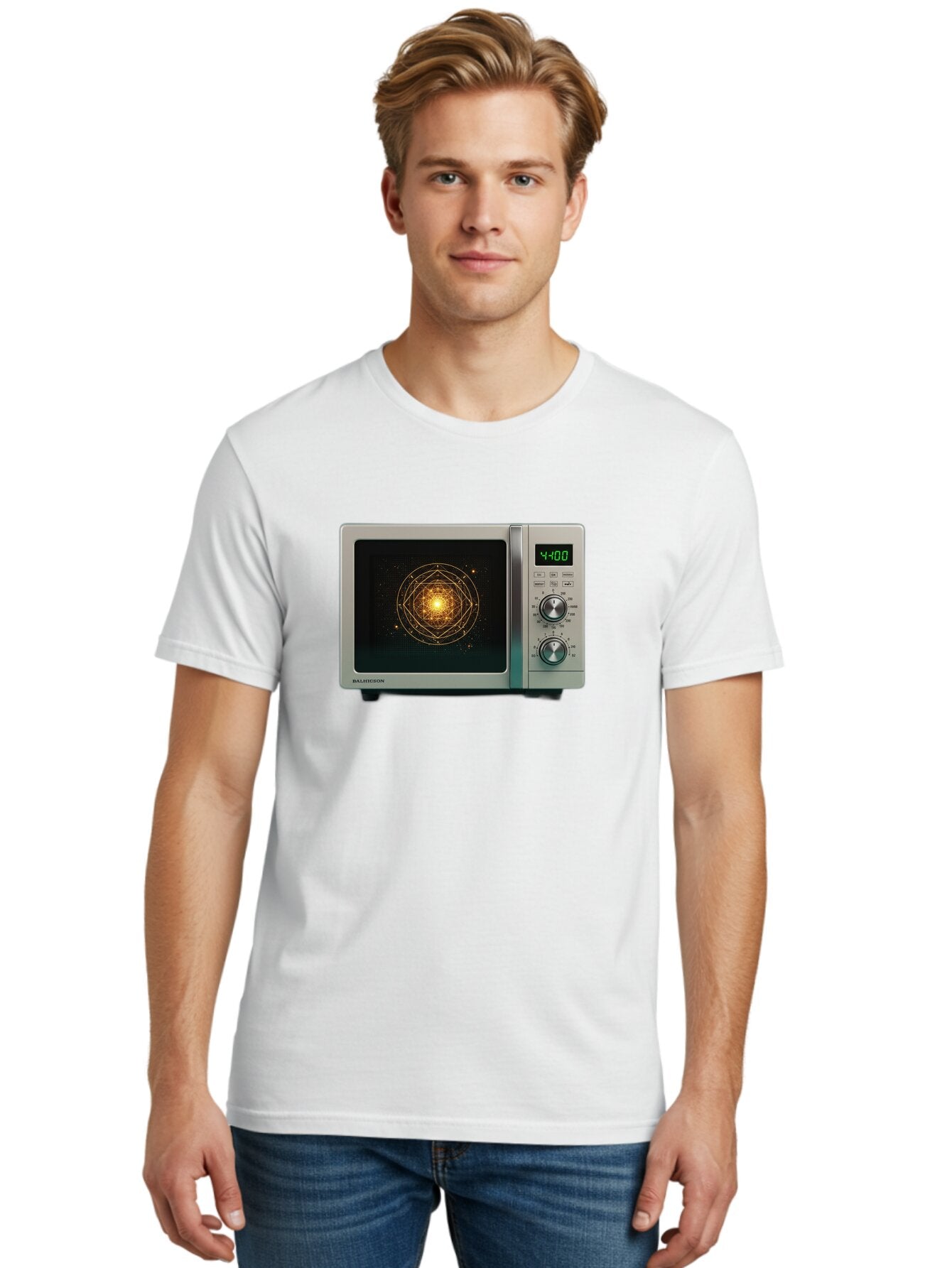 Balay-Microwave Men'S Graphic Tee, 100% Cotton, Comfortable Casual Summer Wear, Machine Washable, Vintage Camera, Old Camera, Antique Camera, Black Camera, Classic Photography, Photography Equipment, Nostalgic Device, Film Camera, Camera Art Bao105