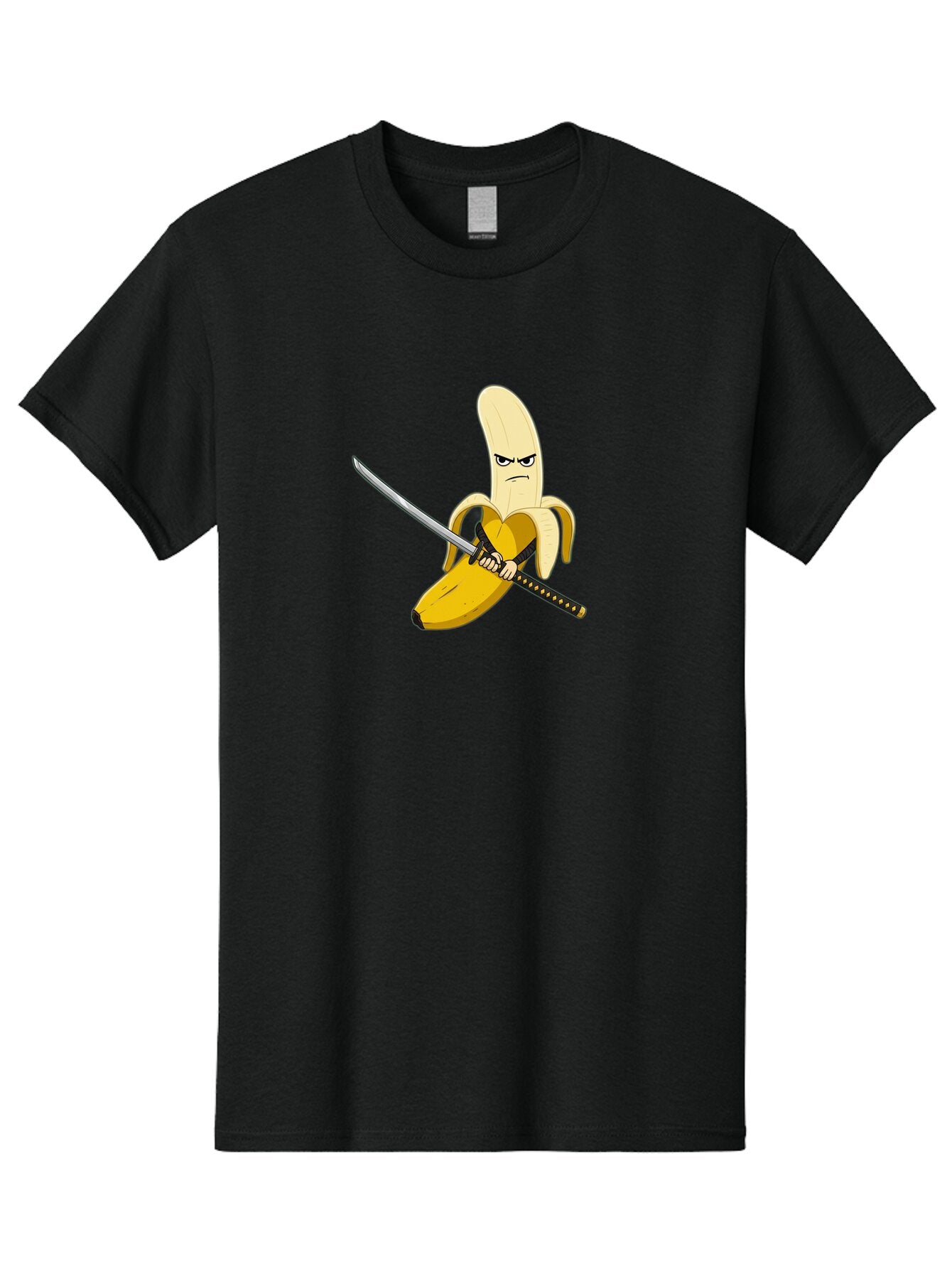 Banana-Samurai-1 Men'S Graphic Tee, 100% Cotton, Comfortable Casual Summer Wear, Machine Washable, Vintage Camera, Old Camera, Antique Camera, Black Camera, Classic Photography, Photography Equipment, Nostalgic Device, Film Camera, Camera Art Bao112 5