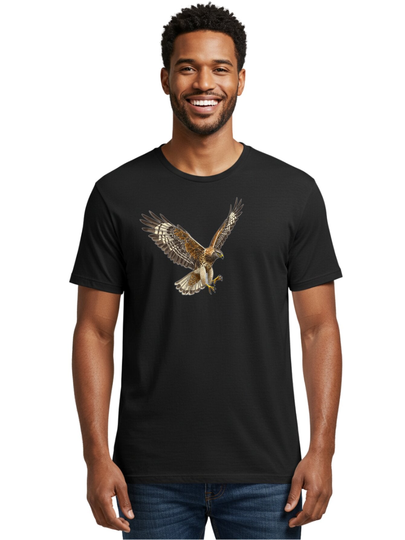 Bird-Of-Prey-In-Flight Men'S Graphic Tee, 100% Cotton, Comfortable Casual Summer Wear, Machine Washable, Vintage Camera, Old Camera, Antique Camera, Black Camera, Classic Photography, Photography Equipment, Nostalgic Device, Film Camera, Bao122 19