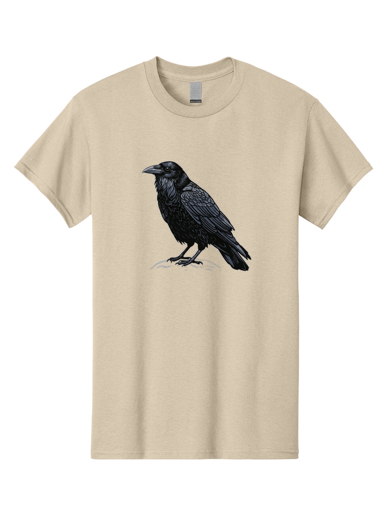 Black-Crow-1 Men'S Graphic Tee, 100% Cotton, Comfortable Casual Summer Wear, Machine Washable, Vintage Camera, Old Camera, Antique Camera, Black Camera, Classic Photography, Photography Equipment, Nostalgic Device, Film Camera, Camera Art Bao125