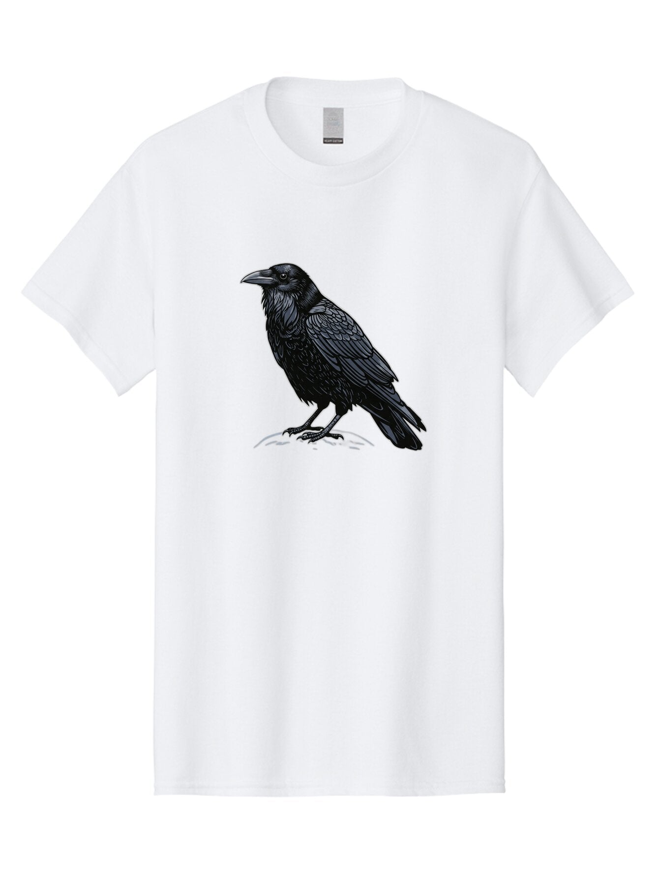 Black-Crow-1 Men'S Graphic Tee, 100% Cotton, Comfortable Casual Summer Wear, Machine Washable, Vintage Camera, Old Camera, Antique Camera, Black Camera, Classic Photography, Photography Equipment, Nostalgic Device, Film Camera, Camera Art Bao125 13