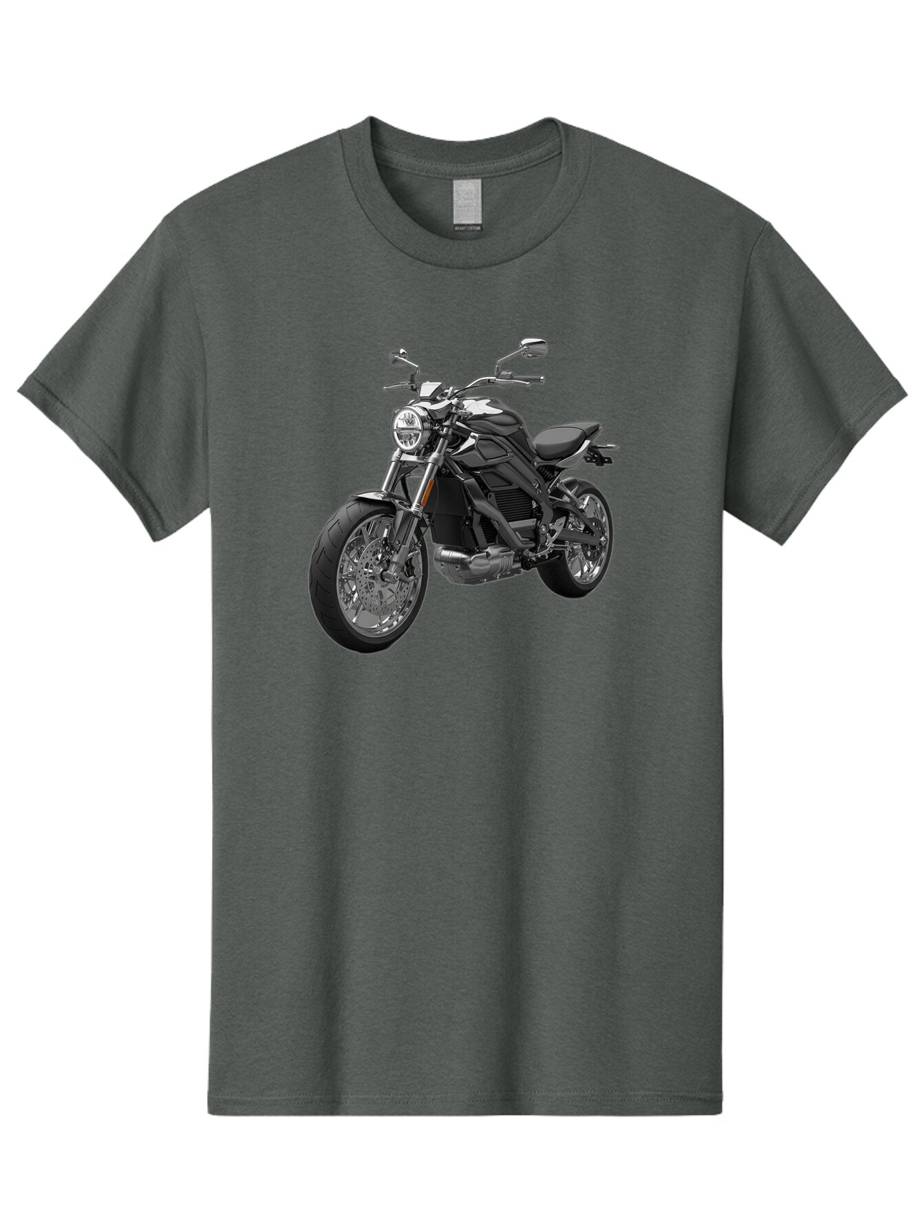 Black-Motorcycle-1 Men'S Graphic Tee, 100% Cotton, Comfortable Casual Summer Wear, Machine Washable, Vintage Camera, Old Camera, Antique Camera, Black Camera, Classic Photography, Photography Equipment, Nostalgic Device, Film Camera, Bao129 13
