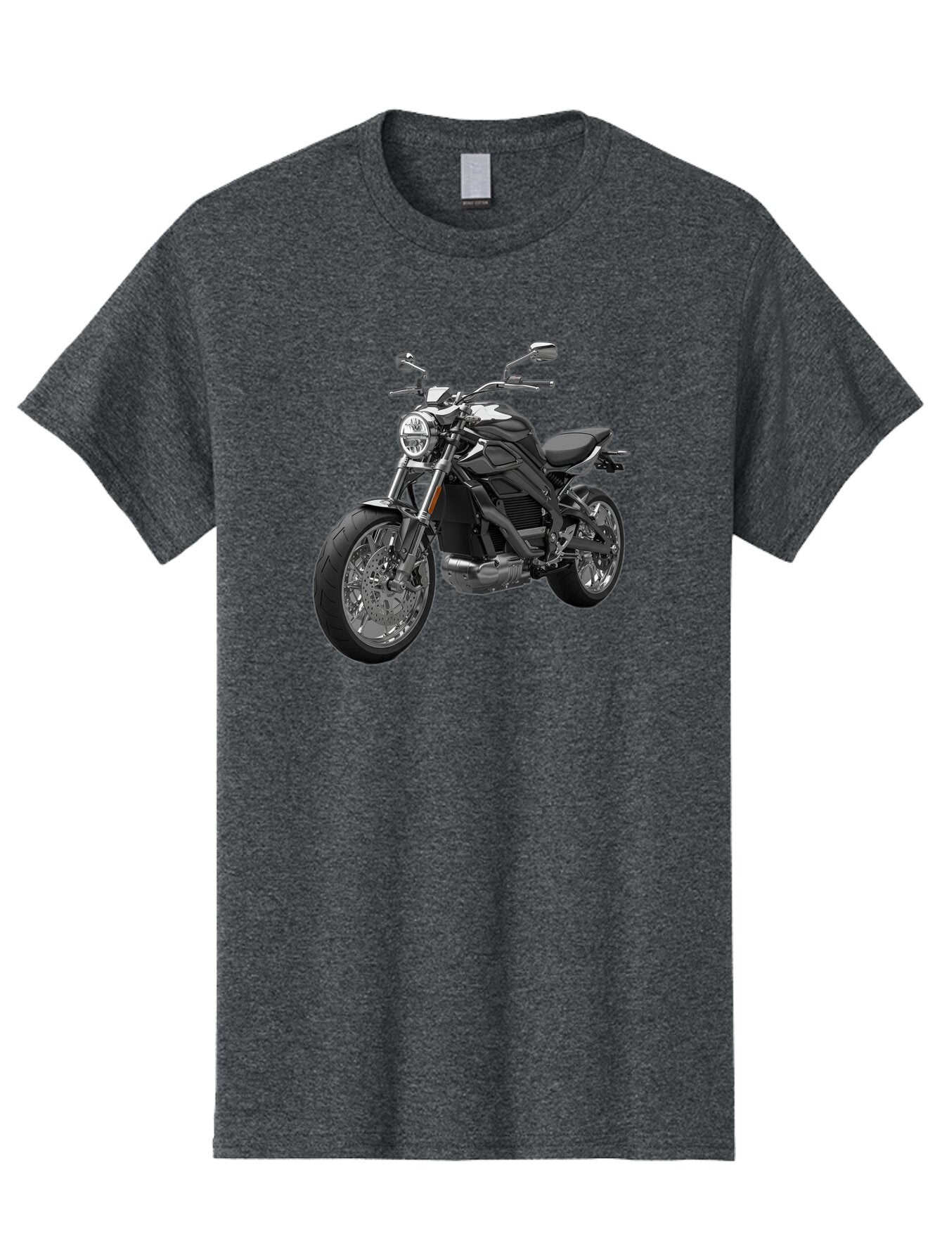 Black-Motorcycle-1 Men'S Graphic Tee, 100% Cotton, Comfortable Casual Summer Wear, Machine Washable, Vintage Camera, Old Camera, Antique Camera, Black Camera, Classic Photography, Photography Equipment, Nostalgic Device, Film Camera, Bao129 10