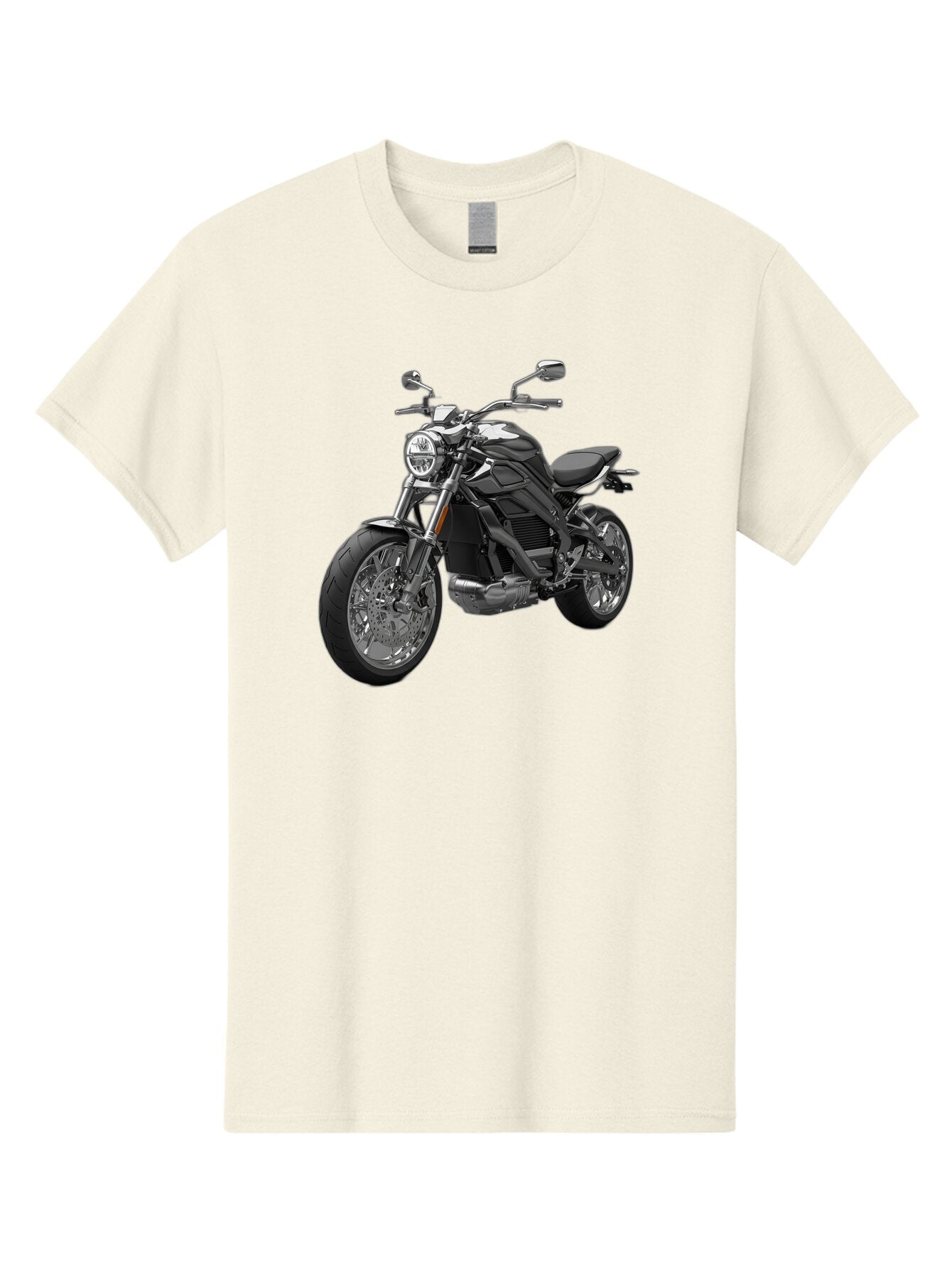 Black-Motorcycle-1 Men'S Graphic Tee, 100% Cotton, Comfortable Casual Summer Wear, Machine Washable, Vintage Camera, Old Camera, Antique Camera, Black Camera, Classic Photography, Photography Equipment, Nostalgic Device, Film Camera, Bao129