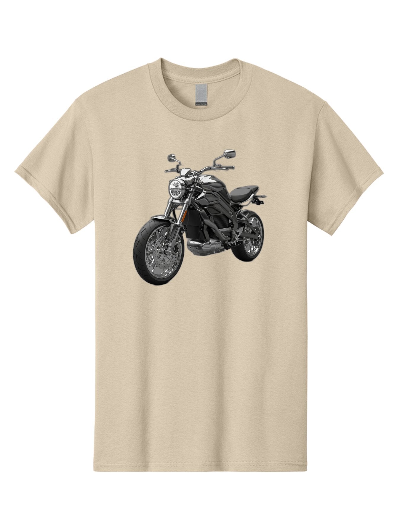 Black-Motorcycle-1 Men'S Graphic Tee, 100% Cotton, Comfortable Casual Summer Wear, Machine Washable, Vintage Camera, Old Camera, Antique Camera, Black Camera, Classic Photography, Photography Equipment, Nostalgic Device, Film Camera, Bao129 5