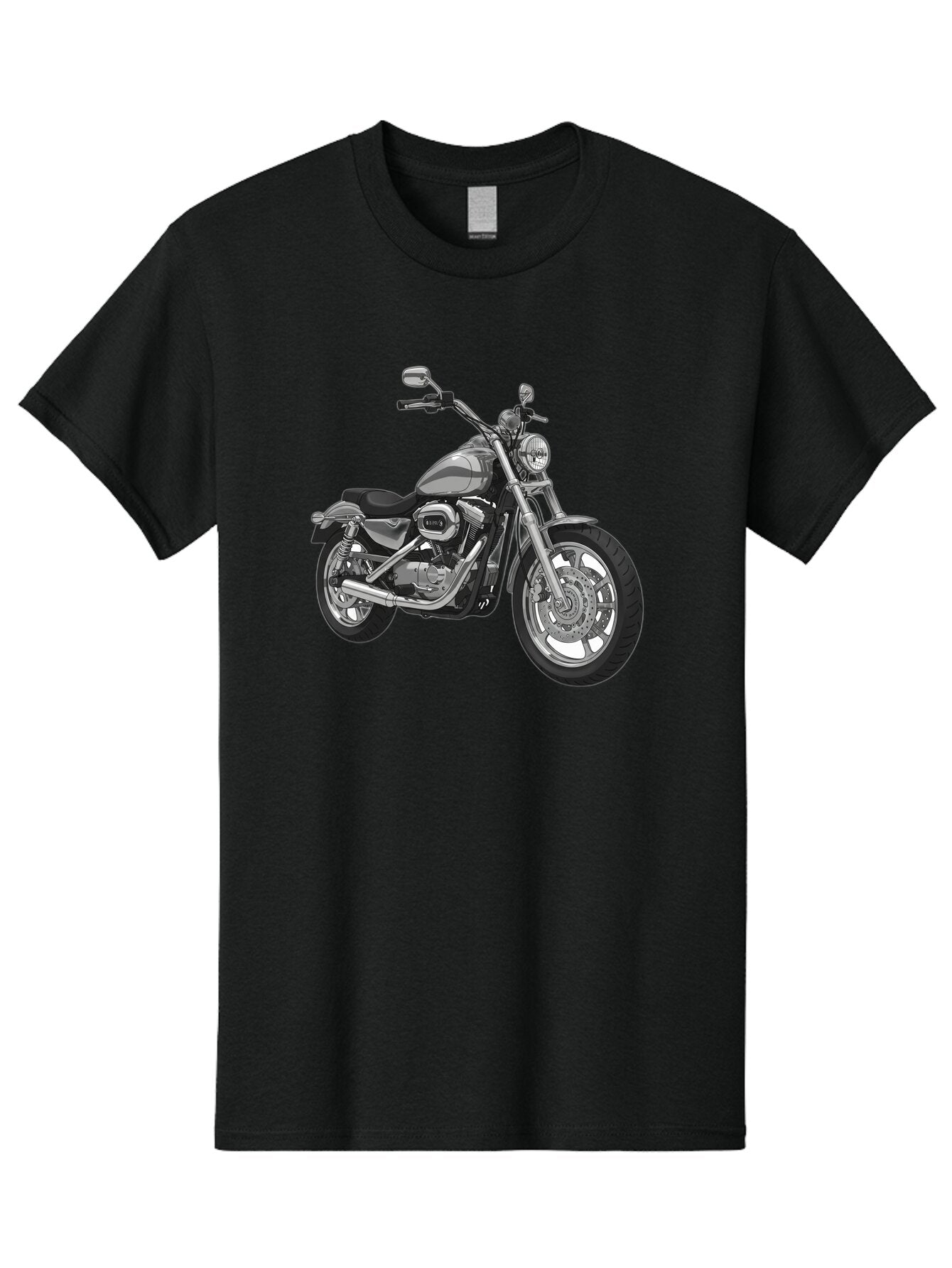 Black-Motorcycle Men'S Graphic Tee, 100% Cotton, Comfortable Casual Summer Wear, Machine Washable, Vintage Camera, Old Camera, Antique Camera, Black Camera, Classic Photography, Photography Equipment, Nostalgic Device, Film Camera, Camera Art Bao130 3