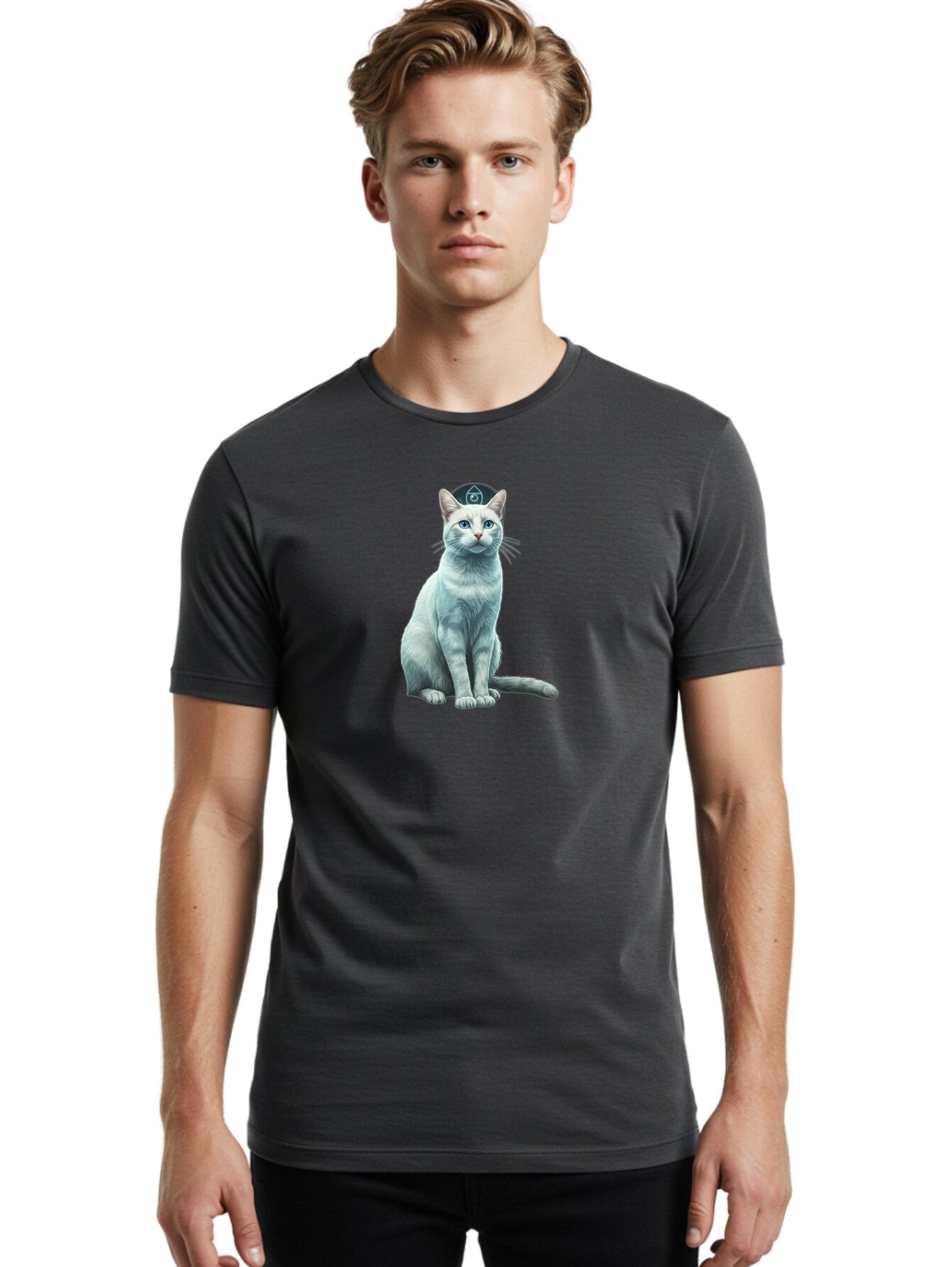 Black-Ops-Cat Men'S Graphic Tee, 100% Cotton, Comfortable Casual Summer Wear, Machine Washable, Vintage Camera, Old Camera, Antique Camera, Black Camera, Classic Photography, Photography Equipment, Nostalgic Device, Film Camera, Camera Art Bao131 19