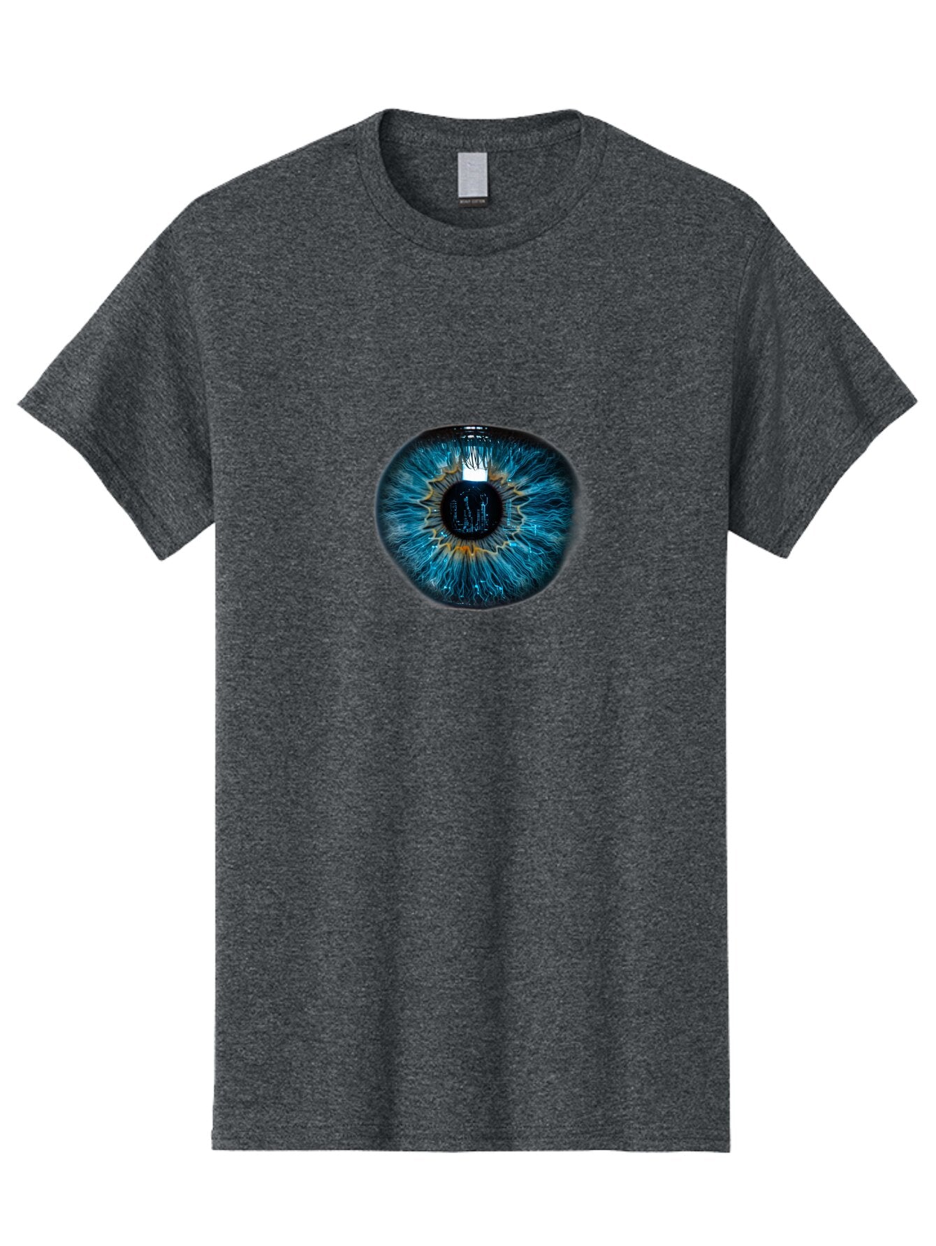 Blue-Eye-1 Men'S Graphic Tee, 100% Cotton, Comfortable Casual Summer Wear, Machine Washable, Vintage Camera, Old Camera, Antique Camera, Black Camera, Classic Photography, Photography Equipment, Nostalgic Device, Film Camera, Camera Art Bao135 12