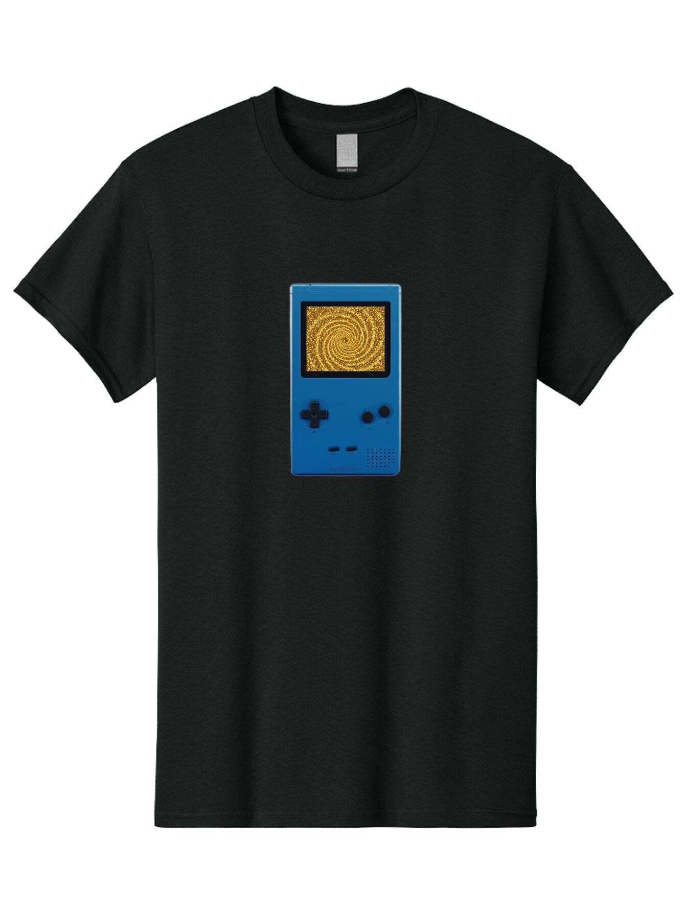 Blue-Gameboy Men'S Graphic Tee, 100% Cotton, Comfortable Casual Summer Wear, Machine Washable, Vintage Camera, Old Camera, Antique Camera, Black Camera, Classic Photography, Photography Equipment, Nostalgic Device, Film Camera, Camera Art Bao137 11