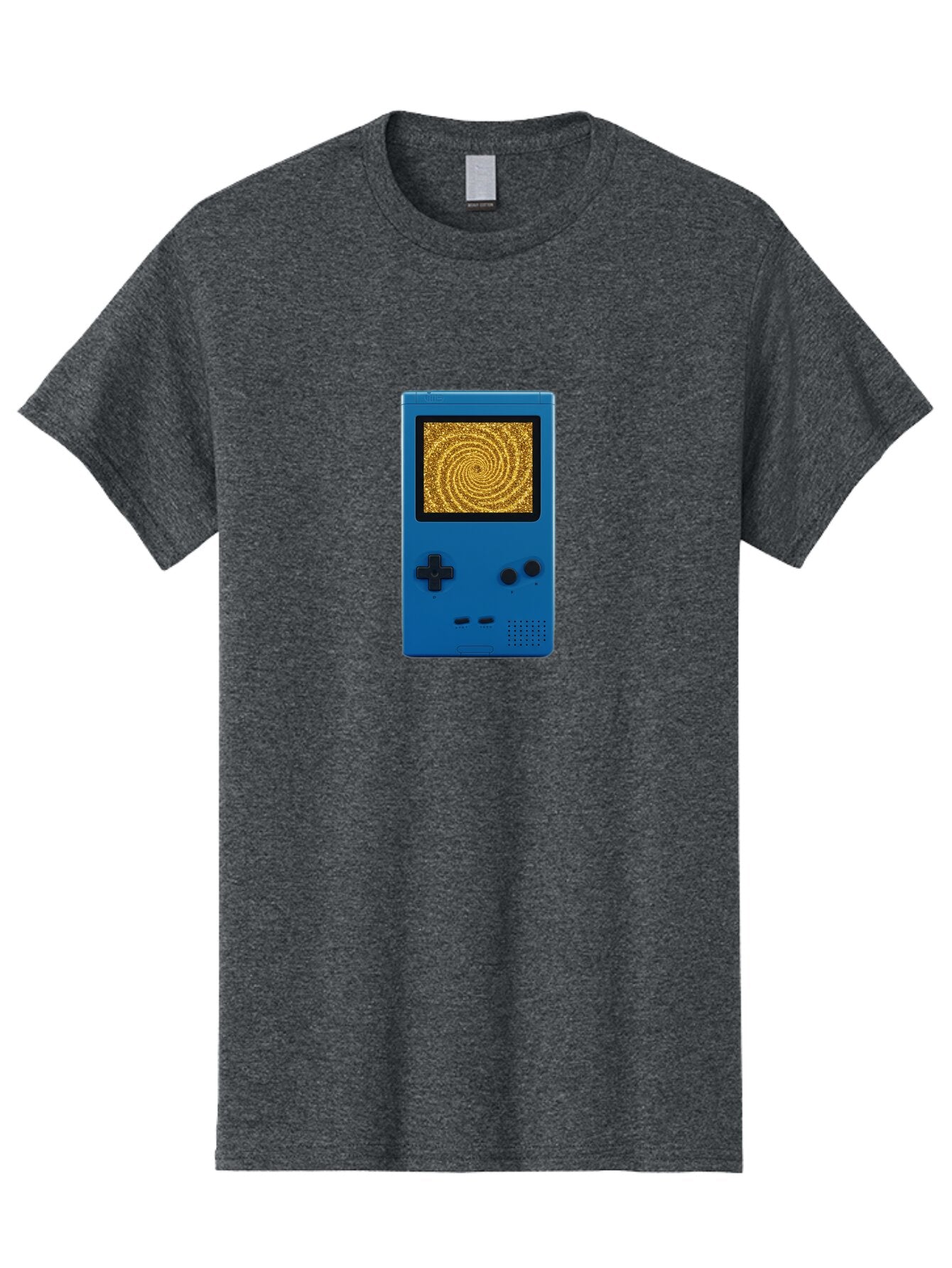Blue-Gameboy Men'S Graphic Tee, 100% Cotton, Comfortable Casual Summer Wear, Machine Washable, Vintage Camera, Old Camera, Antique Camera, Black Camera, Classic Photography, Photography Equipment, Nostalgic Device, Film Camera, Camera Art Bao137 13