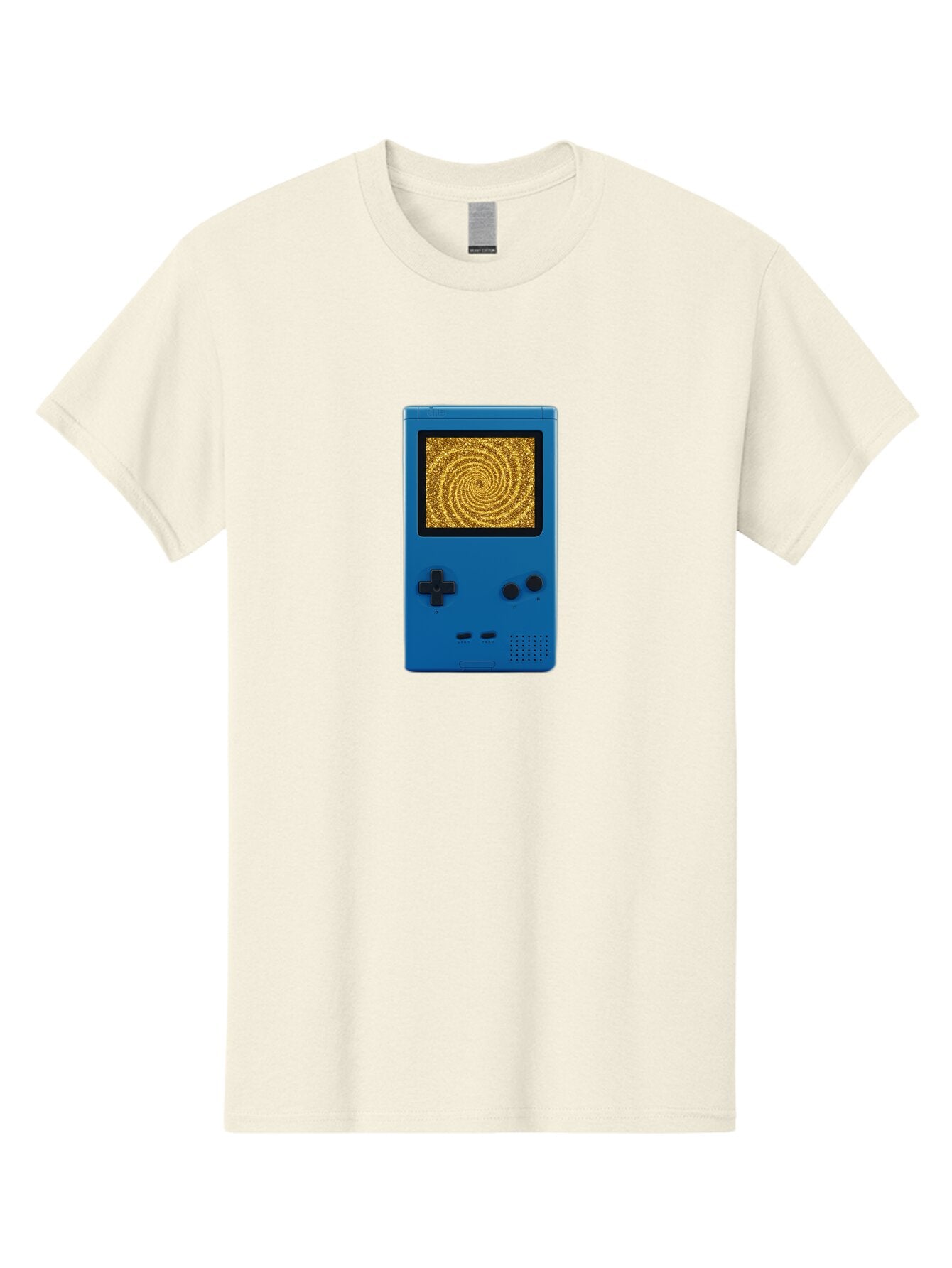 Blue-Gameboy Men'S Graphic Tee, 100% Cotton, Comfortable Casual Summer Wear, Machine Washable, Vintage Camera, Old Camera, Antique Camera, Black Camera, Classic Photography, Photography Equipment, Nostalgic Device, Film Camera, Camera Art Bao137 3