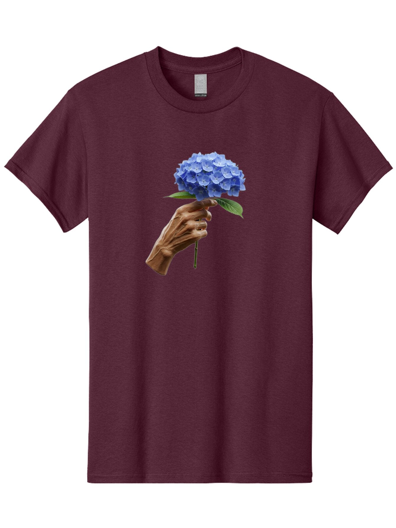 Blue-Hydrangea Men'S Graphic Tee, 100% Cotton, Comfortable Casual Summer Wear, Machine Washable, Vintage Camera, Old Camera, Antique Camera, Black Camera, Classic Photography, Photography Equipment, Nostalgic Device, Film Camera, Camera Art Bao138 15