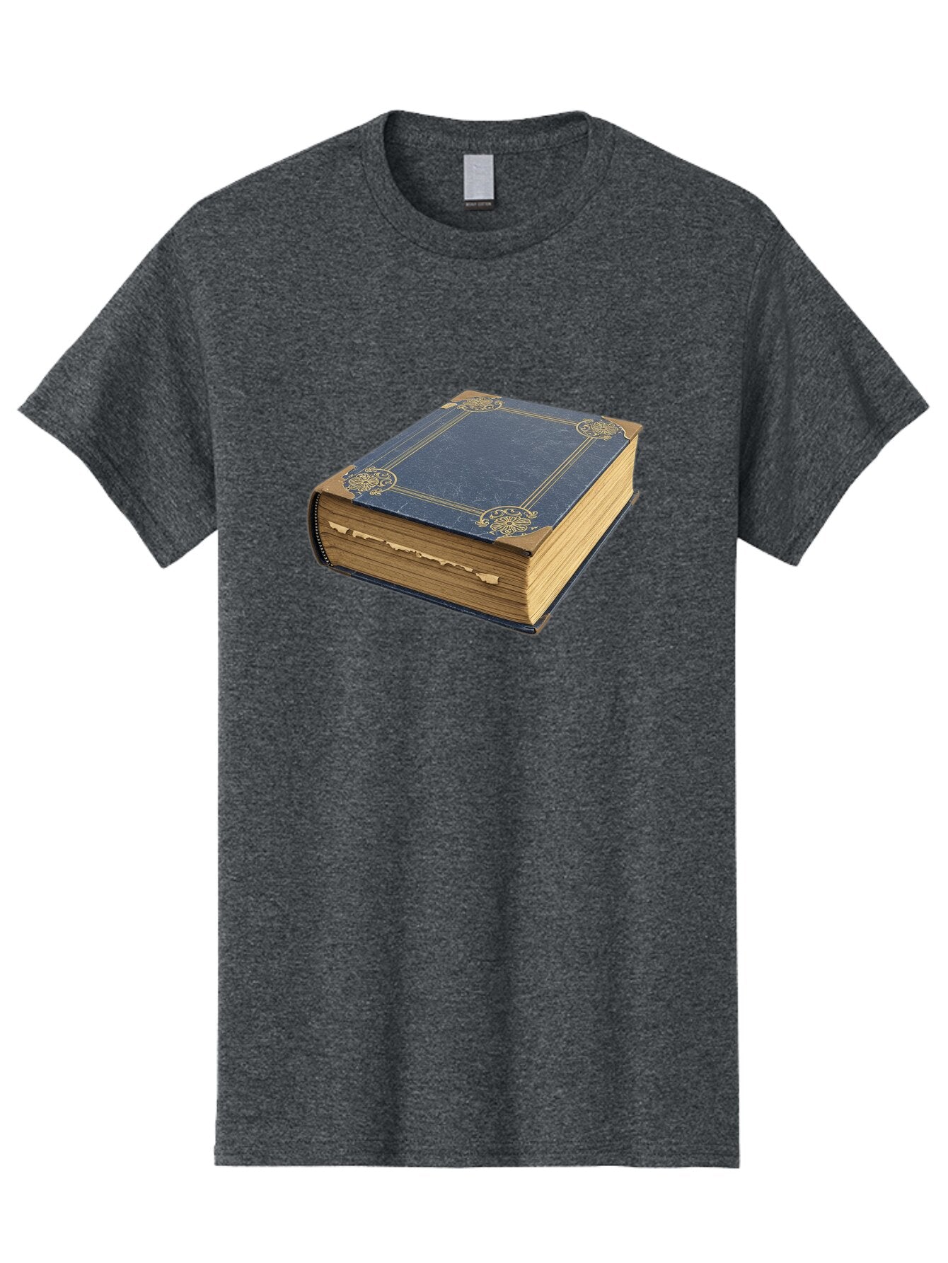 Blue-Leather-Book Men'S Graphic Tee, 100% Cotton, Comfortable Casual Summer Wear, Machine Washable, Vintage Camera, Old Camera, Antique Camera, Black Camera, Classic Photography, Photography Equipment, Nostalgic Device, Film Camera, Camera Art Bao139 9