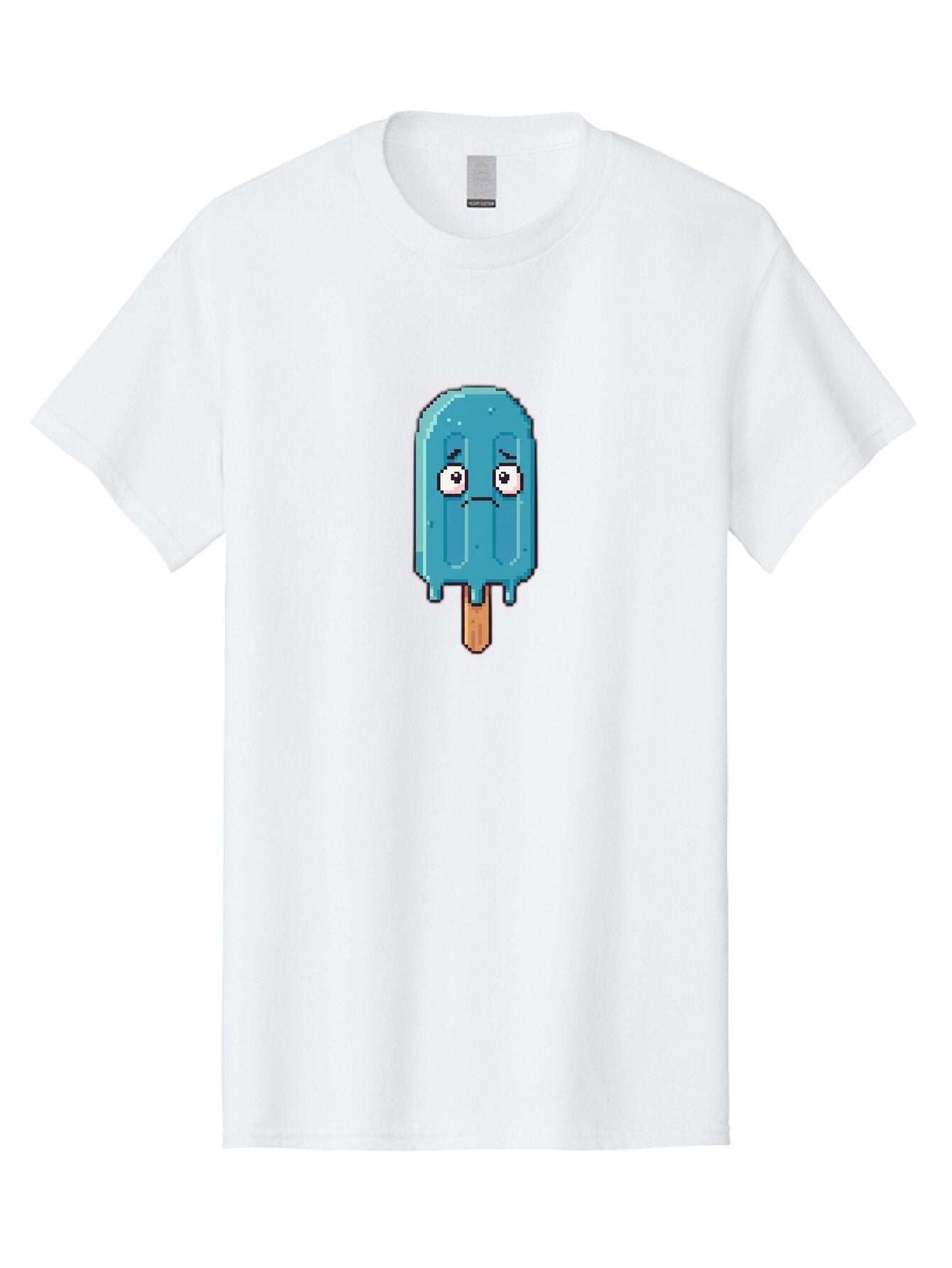 Blue-Popsicle Men'S Graphic Tee, 100% Cotton, Comfortable Casual Summer Wear, Machine Washable, Vintage Camera, Old Camera, Antique Camera, Black Camera, Classic Photography, Photography Equipment, Nostalgic Device, Film Camera, Camera Art Bao140 4