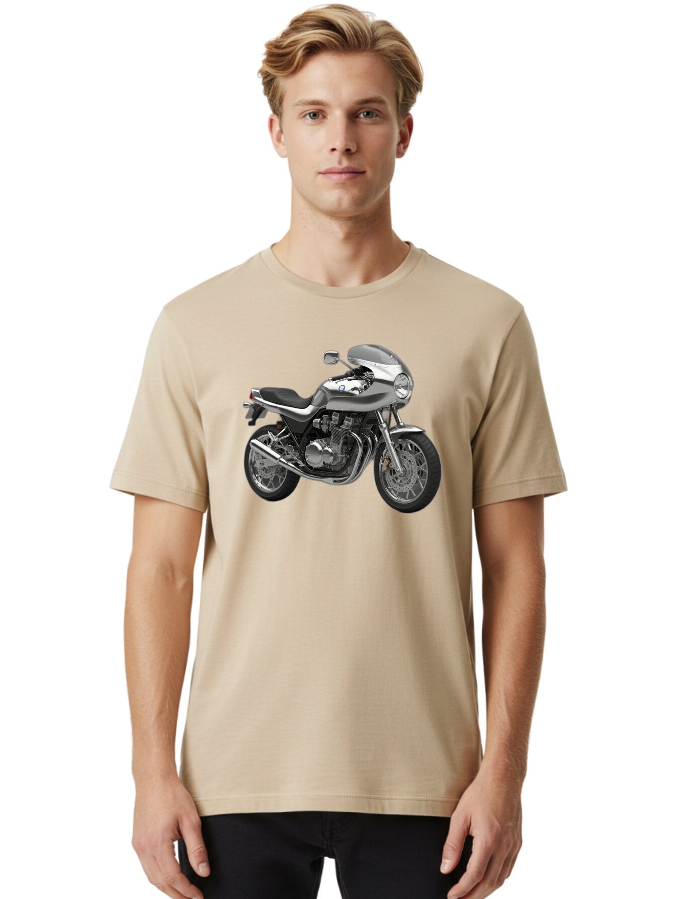 Bmw-Motorcycle Men'S Graphic Tee, 100% Cotton, Comfortable Casual Summer Wear, Machine Washable, Vintage Camera, Old Camera, Antique Camera, Black Camera, Classic Photography, Photography Equipment, Nostalgic Device, Film Camera, Camera Art Bao142 16