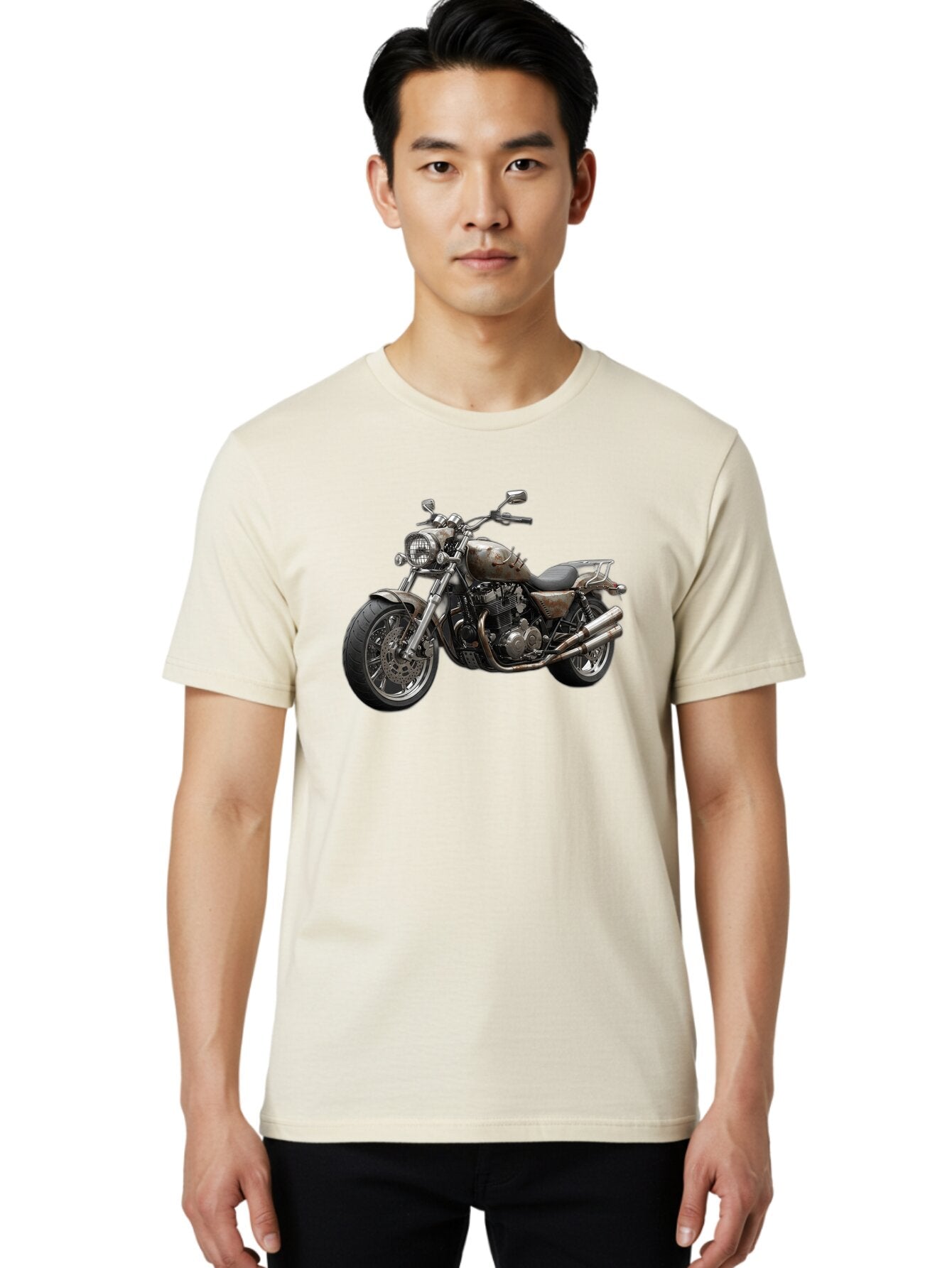 Bobber-Motorcycle Men'S Graphic Tee, 100% Cotton, Comfortable Casual Summer Wear, Machine Washable, Vintage Camera, Old Camera, Antique Camera, Black Camera, Classic Photography, Photography Equipment, Nostalgic Device, Film Camera, Camera Art Bao143 23