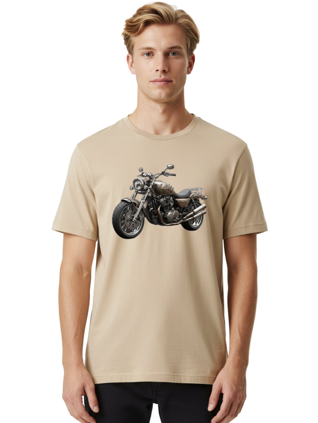 Bobber-Motorcycle Men'S Graphic Tee, 100% Cotton, Comfortable Casual Summer Wear, Machine Washable, Vintage Camera, Old Camera, Antique Camera, Black Camera, Classic Photography, Photography Equipment, Nostalgic Device, Film Camera, Camera Art Bao143 19
