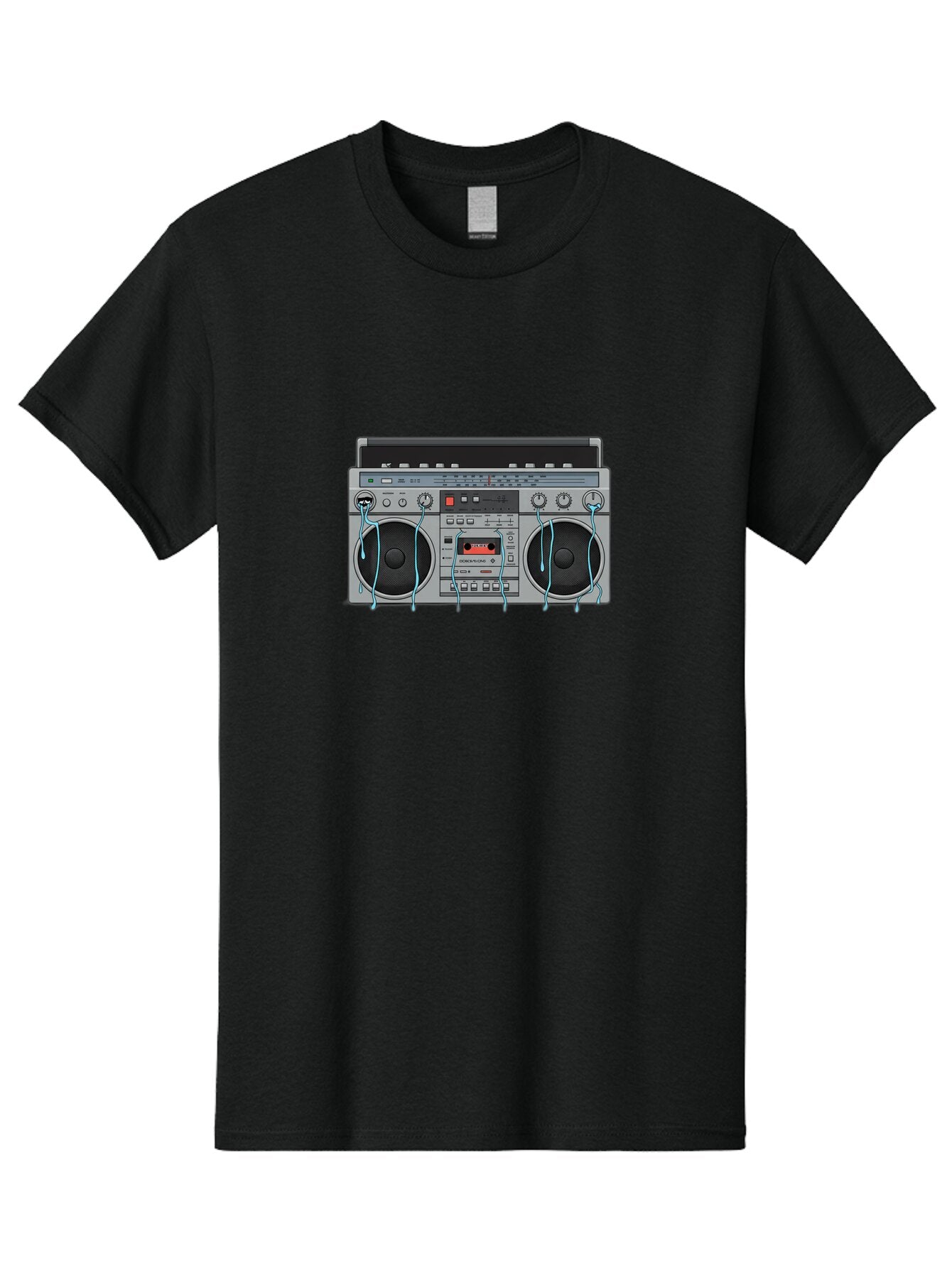 Boombox-1 Men'S Graphic Tee, 100% Cotton, Comfortable Casual Summer Wear, Machine Washable, Vintage Camera, Old Camera, Antique Camera, Black Camera, Classic Photography, Photography Equipment, Nostalgic Device, Film Camera, Camera Art Bao145 15