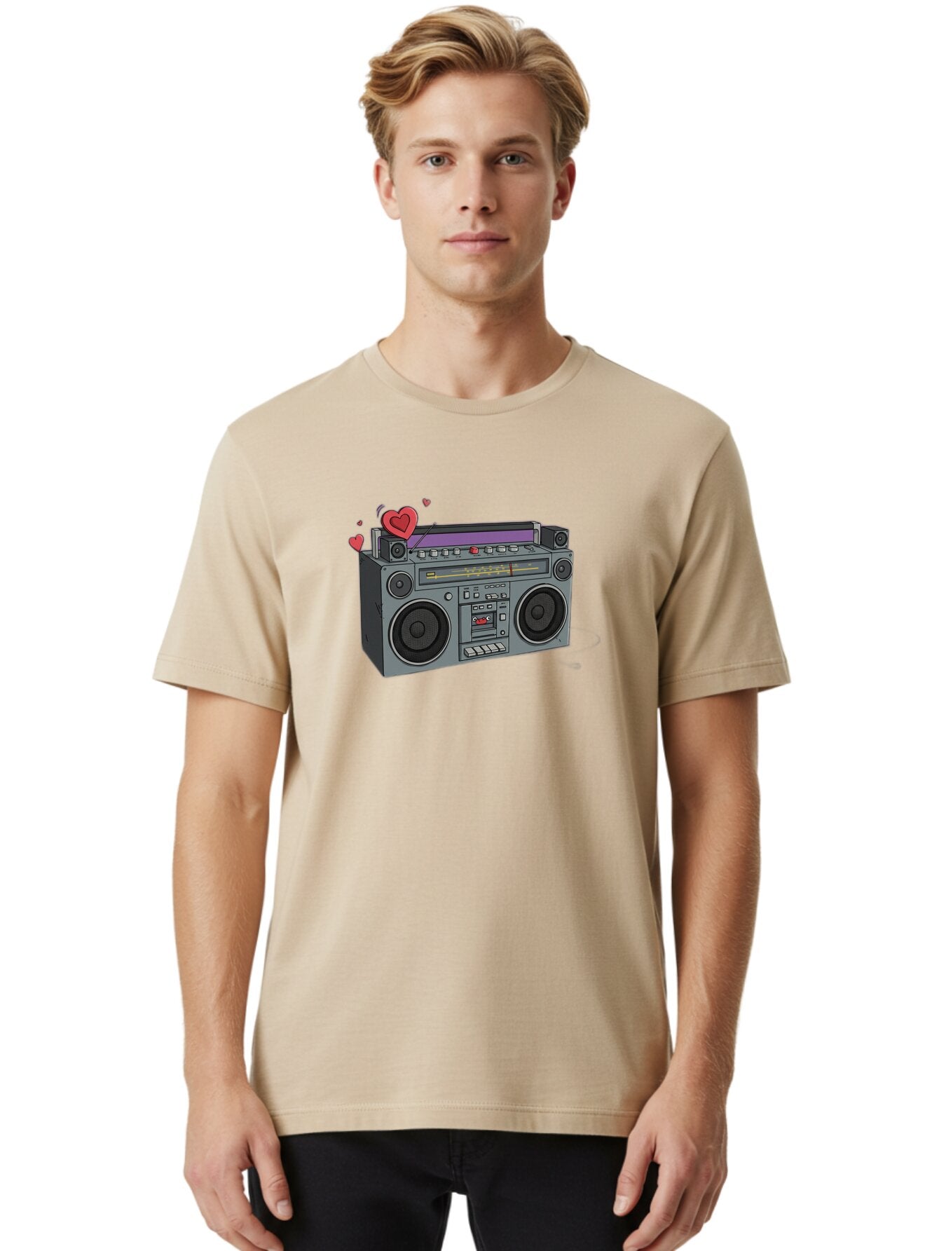 Boombox Men'S Graphic Tee, 100% Cotton, Comfortable Casual Summer Wear, Machine Washable, Vintage Camera, Old Camera, Antique Camera, Black Camera, Classic Photography, Photography Equipment, Nostalgic Device, Film Camera, Camera Art Bao147 22