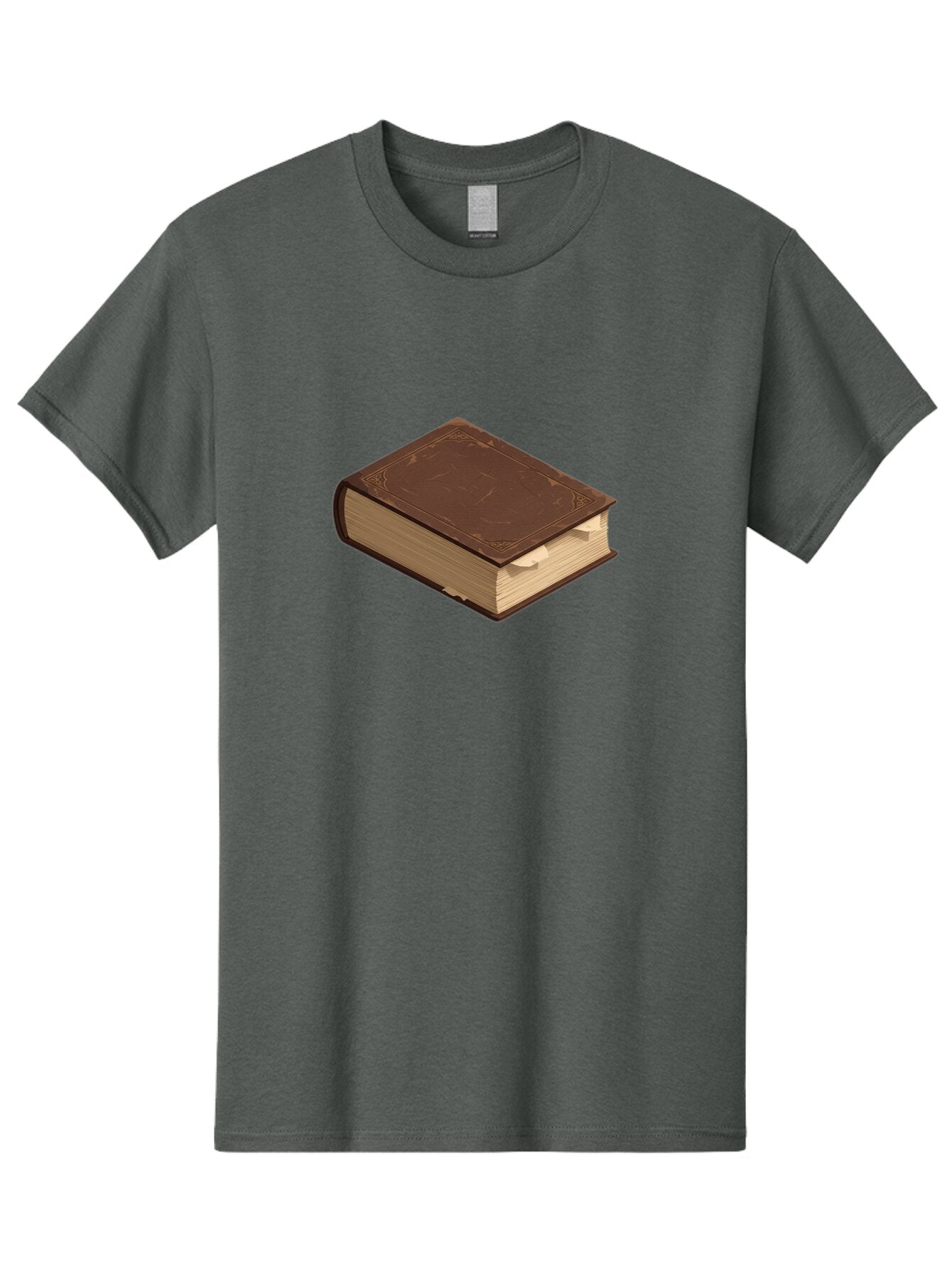 Brown-Leather-Book Men'S Graphic Tee, 100% Cotton, Comfortable Casual Summer Wear, Machine Washable, Vintage Camera, Old Camera, Antique Camera, Black Camera, Classic Photography, Photography Equipment, Nostalgic Device, Film Camera, Bao154 6