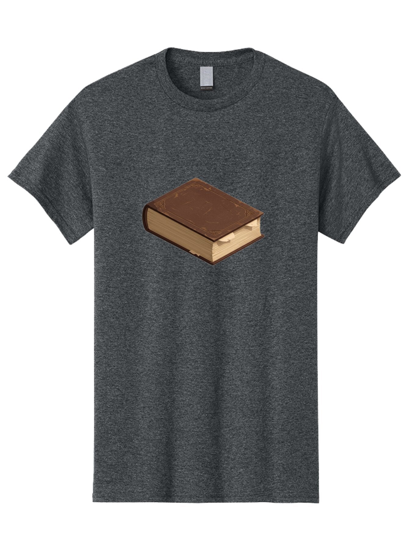 Brown-Leather-Book Men'S Graphic Tee, 100% Cotton, Comfortable Casual Summer Wear, Machine Washable, Vintage Camera, Old Camera, Antique Camera, Black Camera, Classic Photography, Photography Equipment, Nostalgic Device, Film Camera, Bao154 12