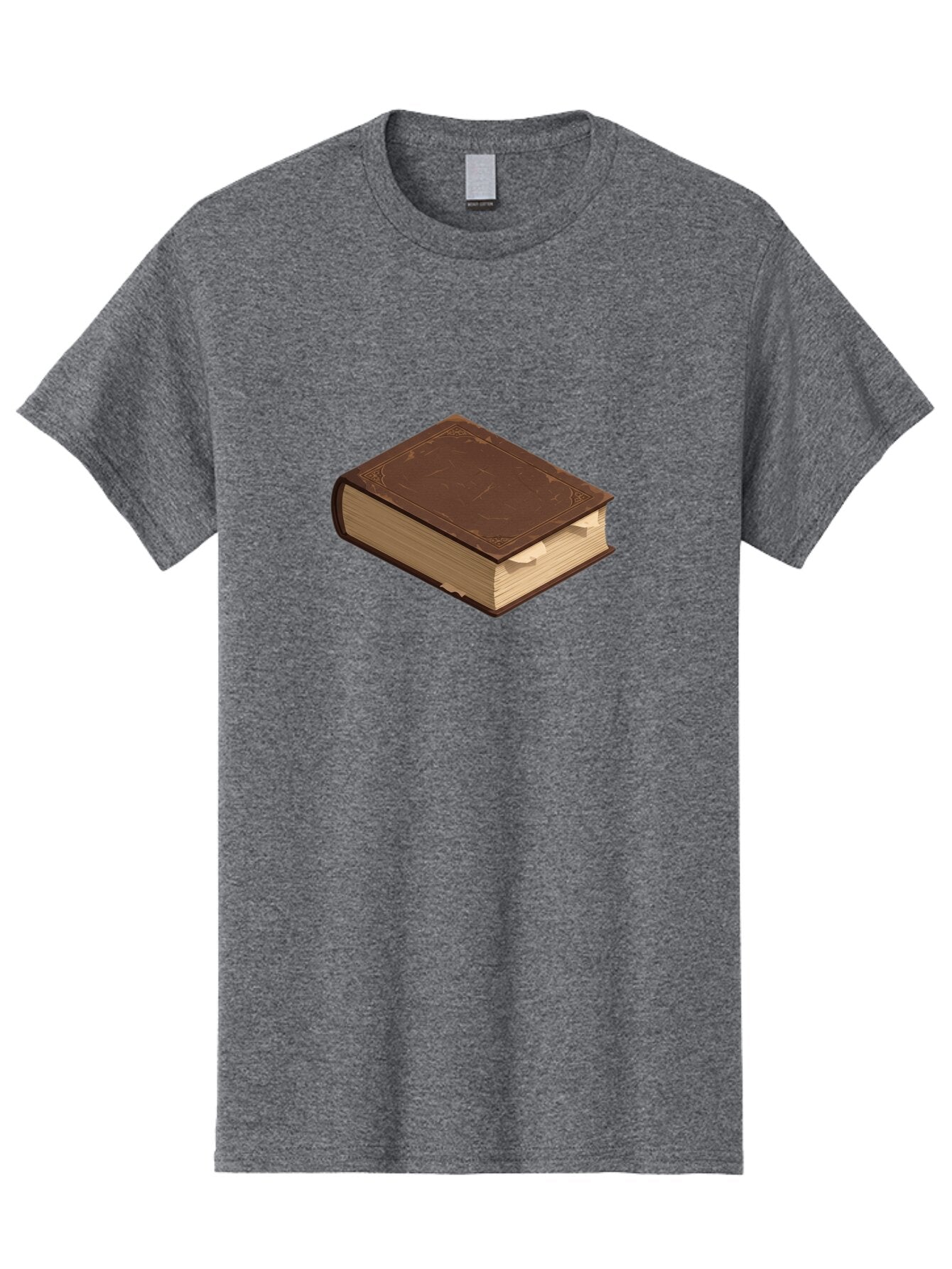 Brown-Leather-Book Men'S Graphic Tee, 100% Cotton, Comfortable Casual Summer Wear, Machine Washable, Vintage Camera, Old Camera, Antique Camera, Black Camera, Classic Photography, Photography Equipment, Nostalgic Device, Film Camera, Bao154 13