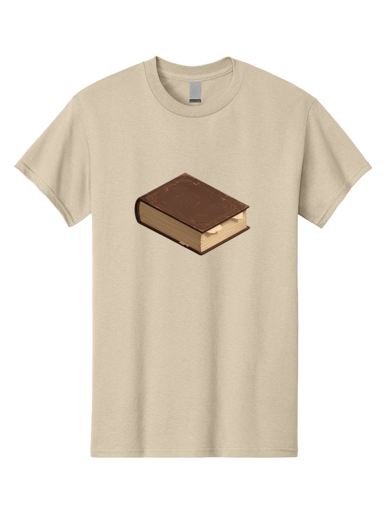 Brown-Leather-Book Men'S Graphic Tee, 100% Cotton, Comfortable Casual Summer Wear, Machine Washable, Vintage Camera, Old Camera, Antique Camera, Black Camera, Classic Photography, Photography Equipment, Nostalgic Device, Film Camera, Bao154 15