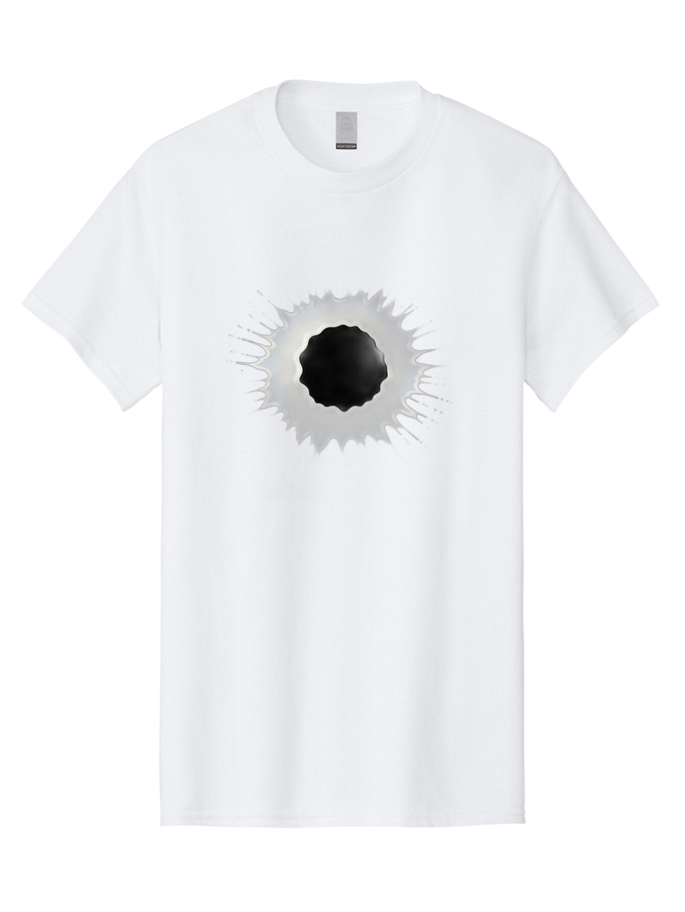 Bullet-Hole Men'S Graphic Tee, 100% Cotton, Comfortable Casual Summer Wear, Machine Washable, Vintage Camera, Old Camera, Antique Camera, Black Camera, Classic Photography, Photography Equipment, Nostalgic Device, Film Camera, Camera Art Bao155 8