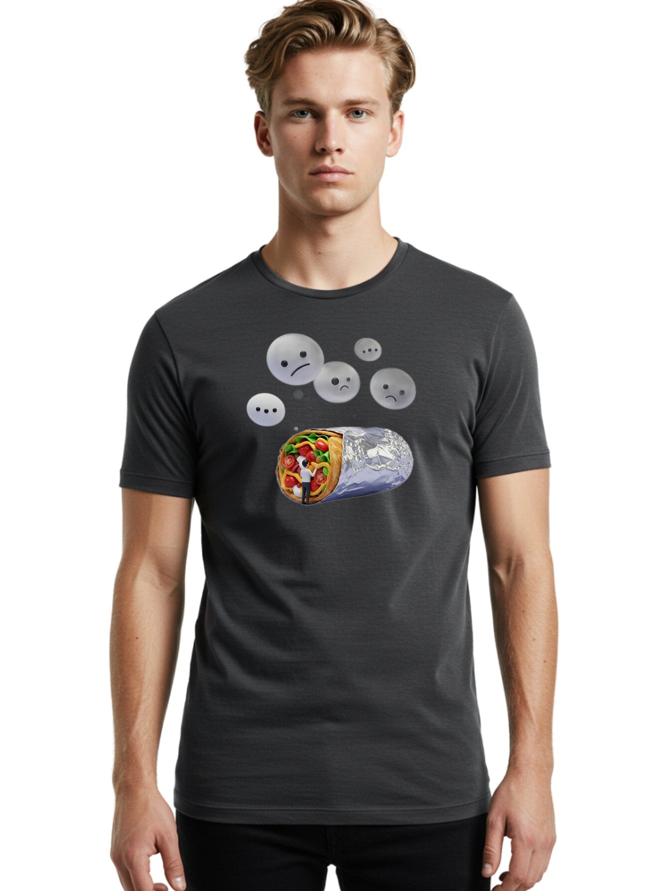 Burrito-Disappointment Men'S Graphic Tee, 100% Cotton, Comfortable Casual Summer Wear, Machine Washable, Vintage Camera, Old Camera, Antique Camera, Black Camera, Classic Photography, Photography Equipment, Nostalgic Device, Film Camera, Bao158 30