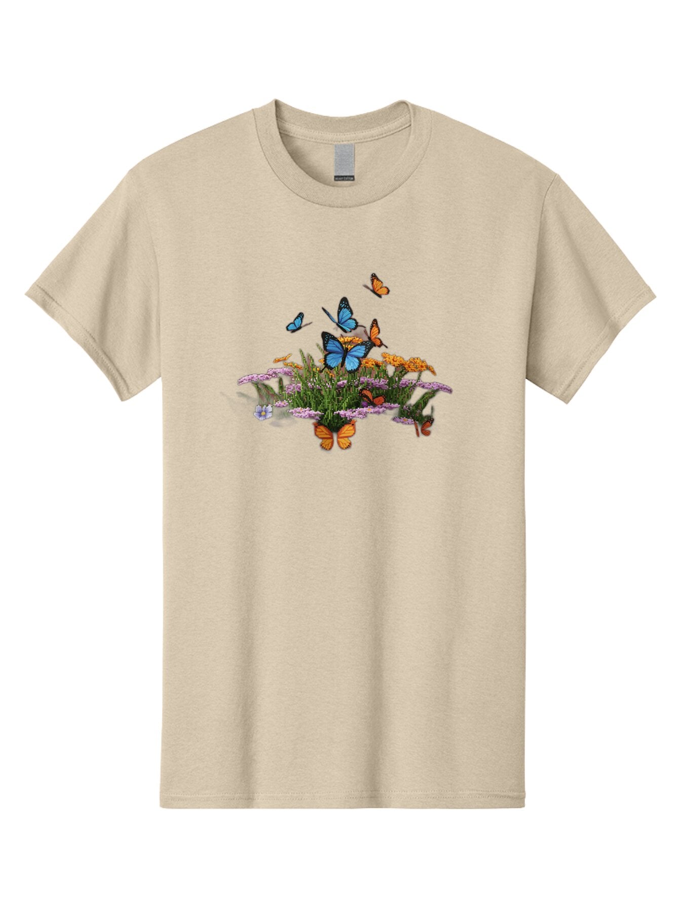 Butterflies-On-Flowers Men'S Graphic Tee, 100% Cotton, Comfortable Casual Summer Wear, Machine Washable, Vintage Camera, Old Camera, Antique Camera, Black Camera, Classic Photography, Photography Equipment, Nostalgic Device, Film Camera, Bao160 9