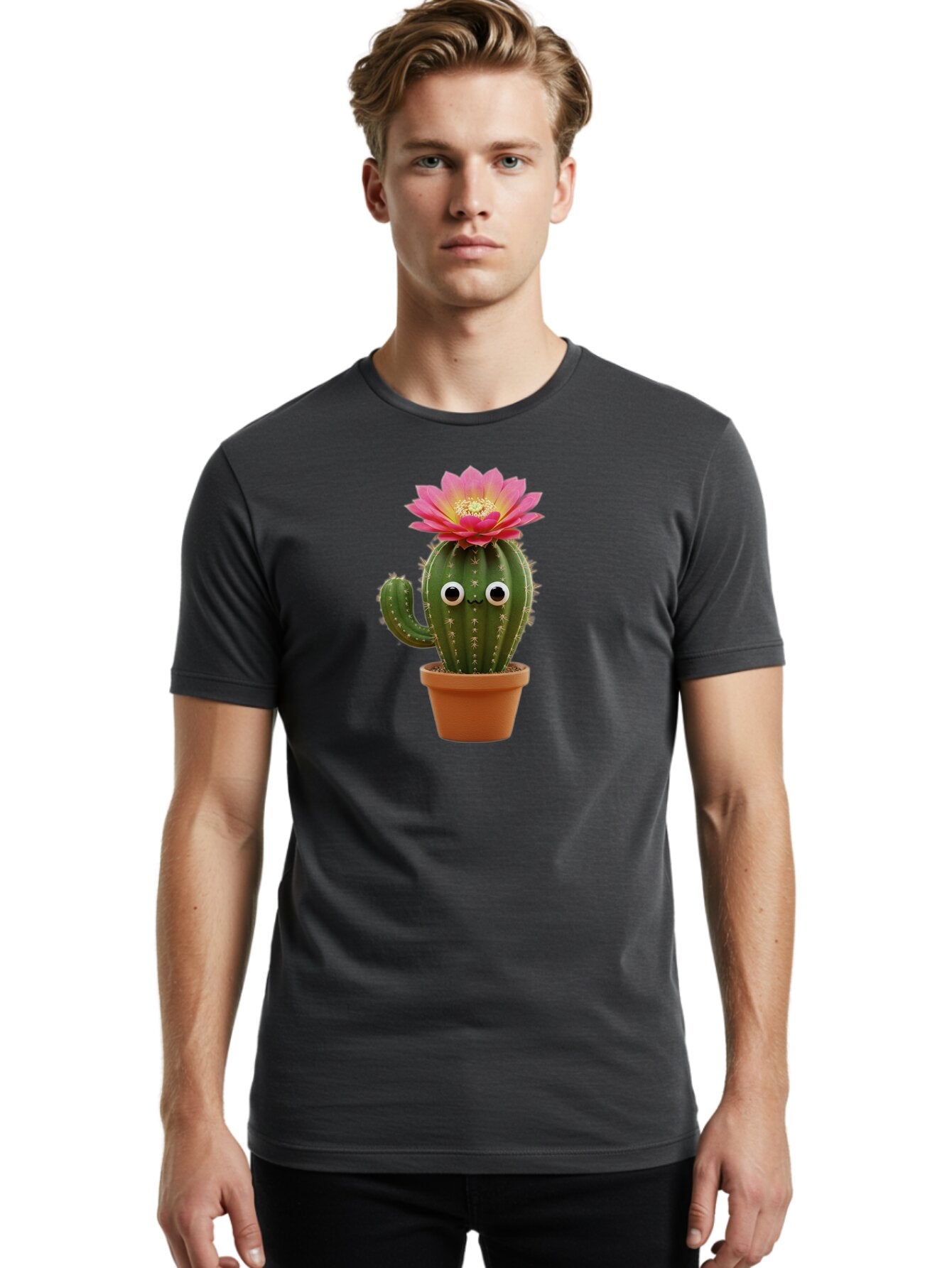 Cactus-In-Pot Men'S Graphic Tee, 100% Cotton, Comfortable Casual Summer Wear, Machine Washable, Vintage Camera, Old Camera, Antique Camera, Black Camera, Classic Photography, Photography Equipment, Nostalgic Device, Film Camera, Camera Art Bao165 20